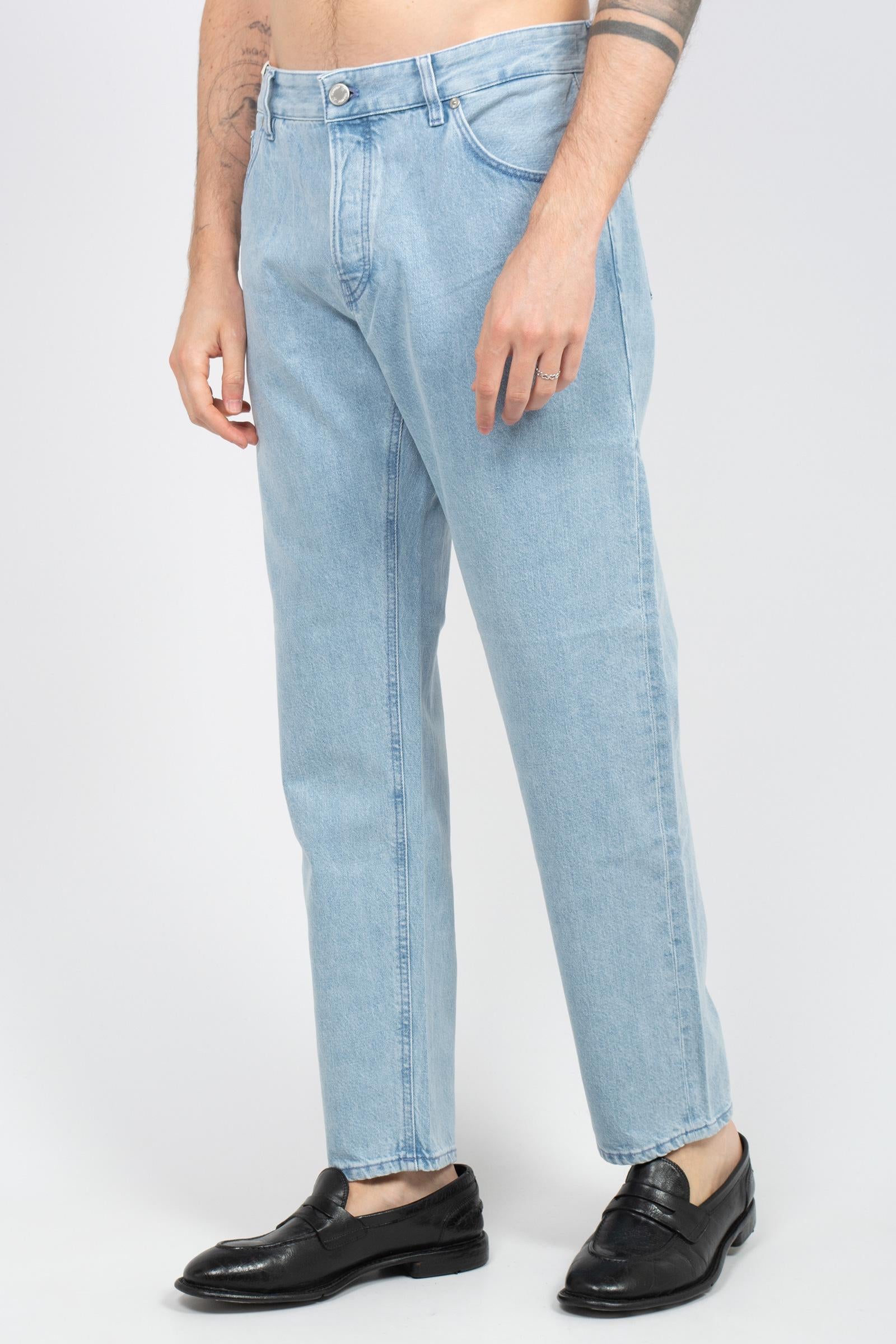 denim in cotone 'rebel fit' C5RP05B0 OA5120CC42 PT TORINO DENIM 