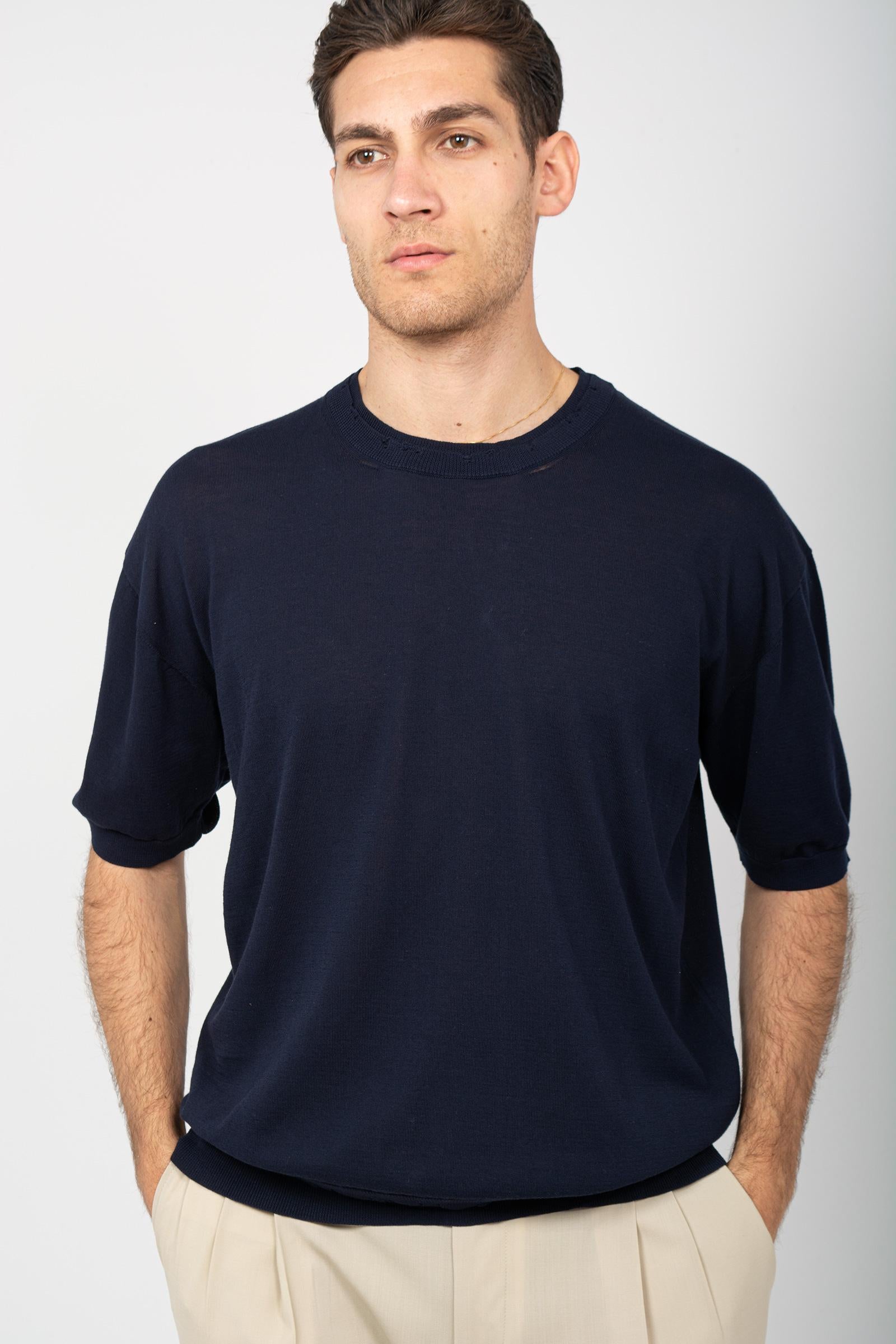 t-shirt in filo di cotone AFU11 07D ATOMO FACTORY 