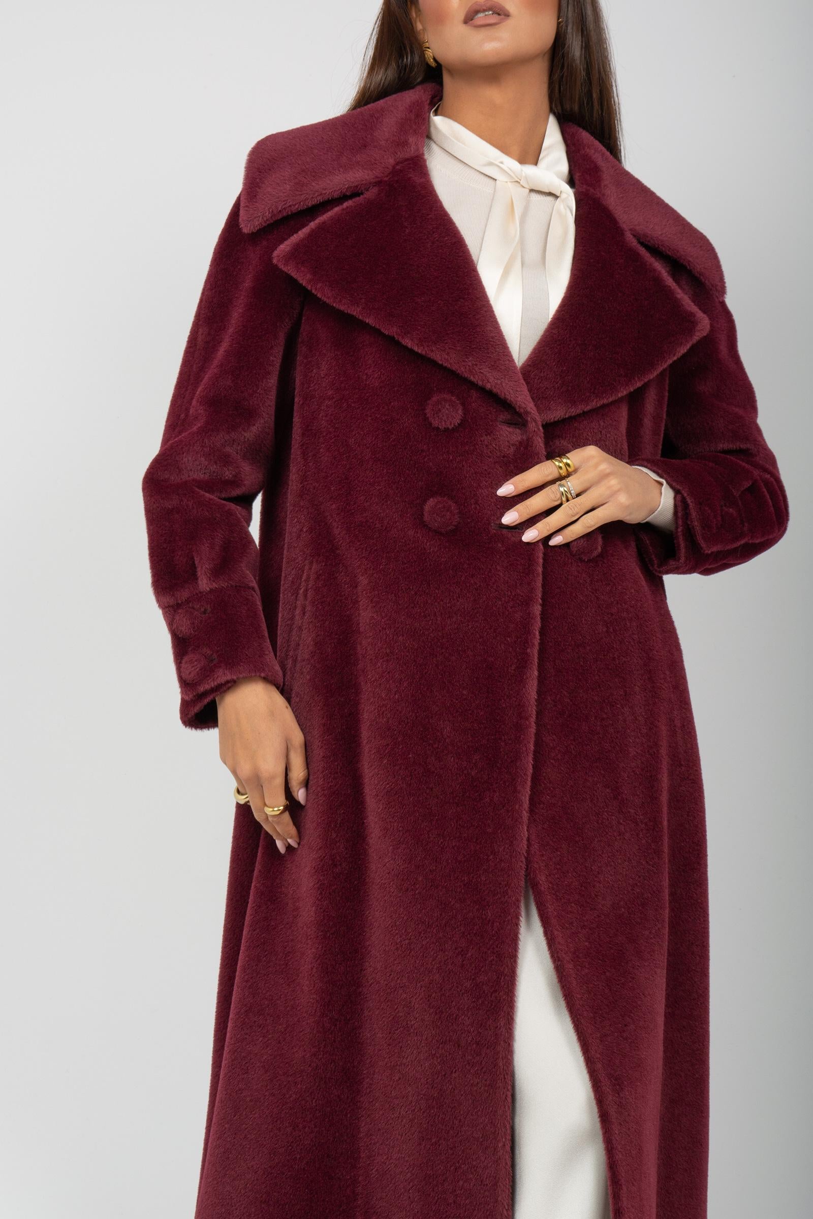 cappotto collo ampio in alpaca 8200265318 9499 TARDIA 