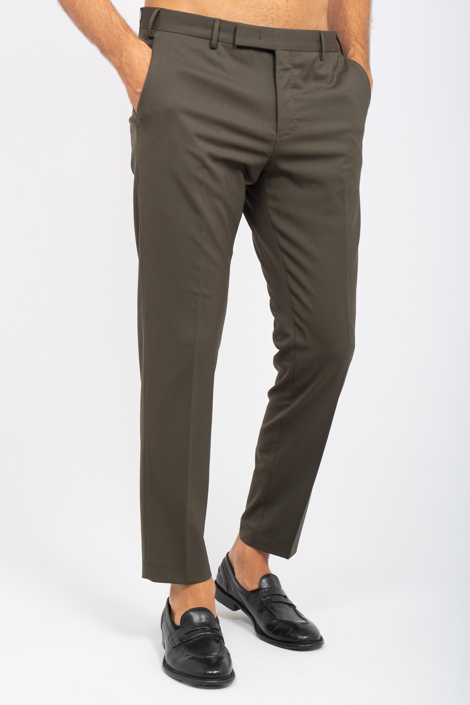 pantalone in lana stretch 'dieci' COAFX0Z00FWD MA370445 PT TORINO 