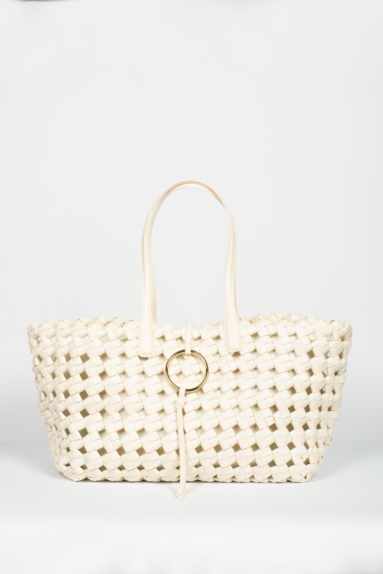 maxi shopper in tessuto intrecciato 'spuma' SPUMA 001 MARELLA 