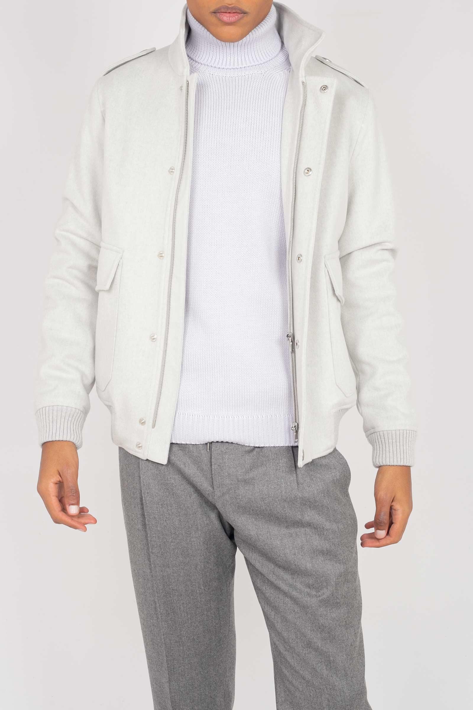 bomber in panno di lana loro piana 8400853201M1 9402 TARDIA 