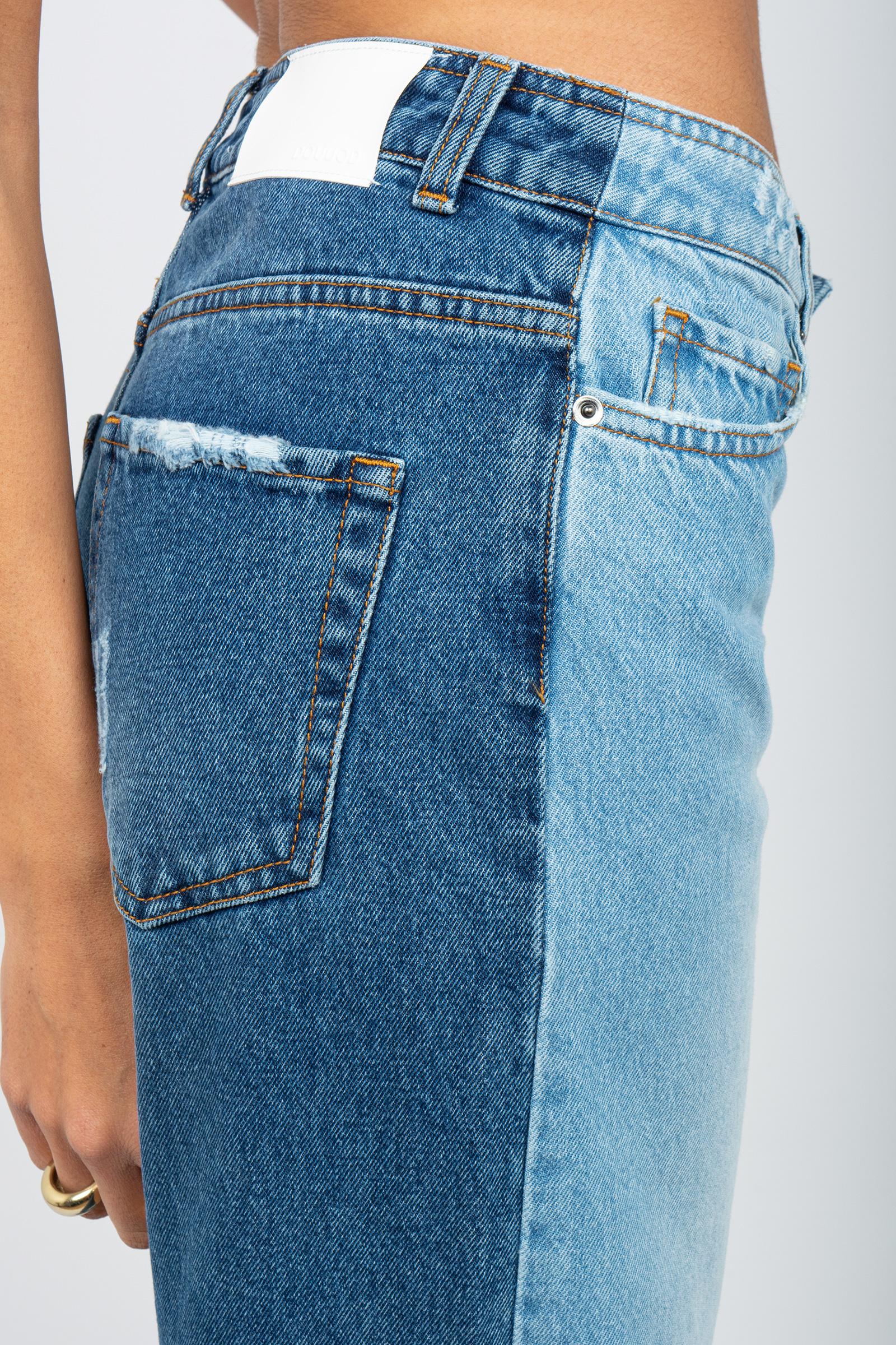 denim bicolore 'rovere' ROVEREDDJ04 BLUCHIARO DOUUOD 