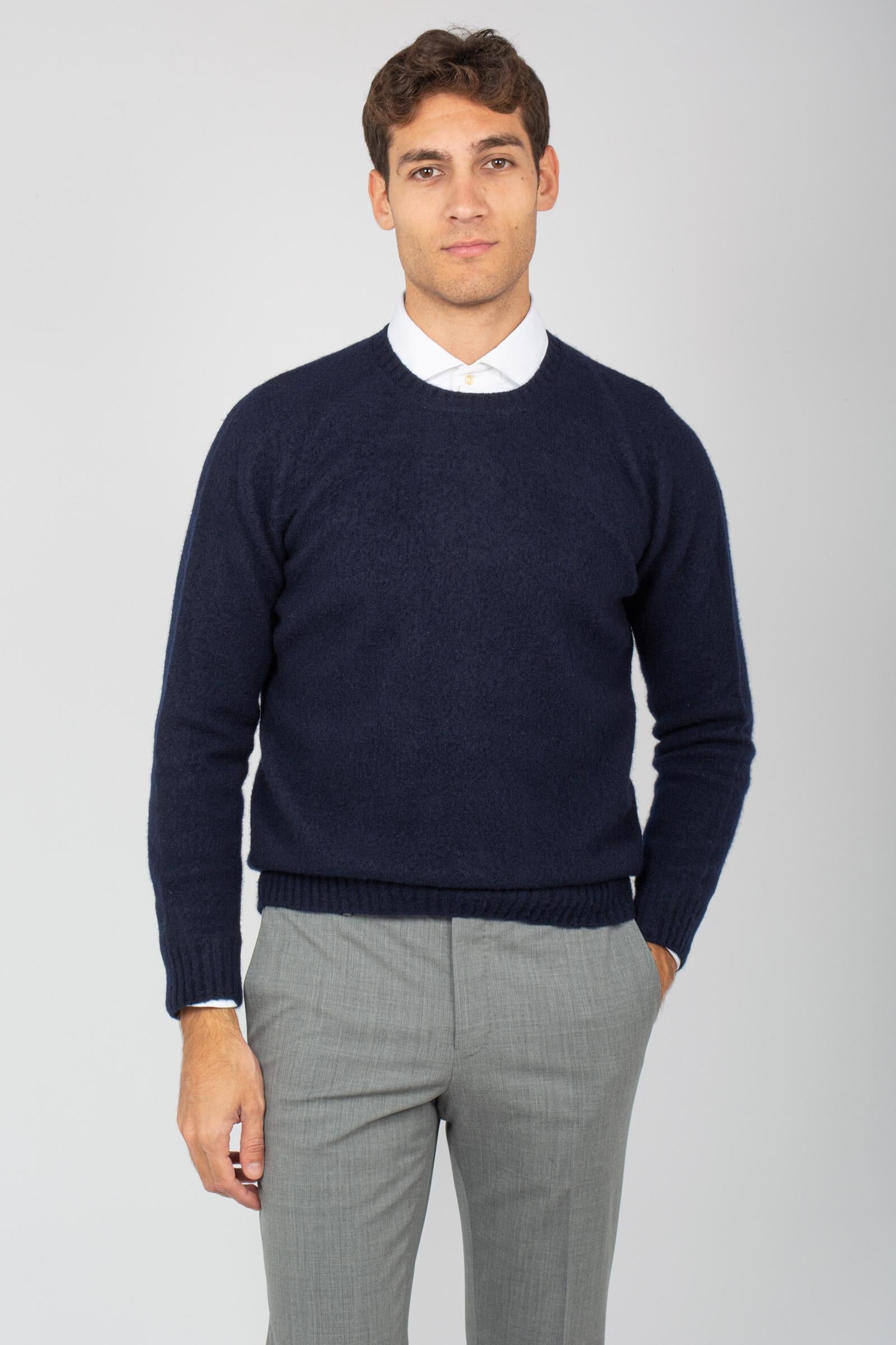 girocollo in lambswool D8W103GLO 790 DRUMOHR 