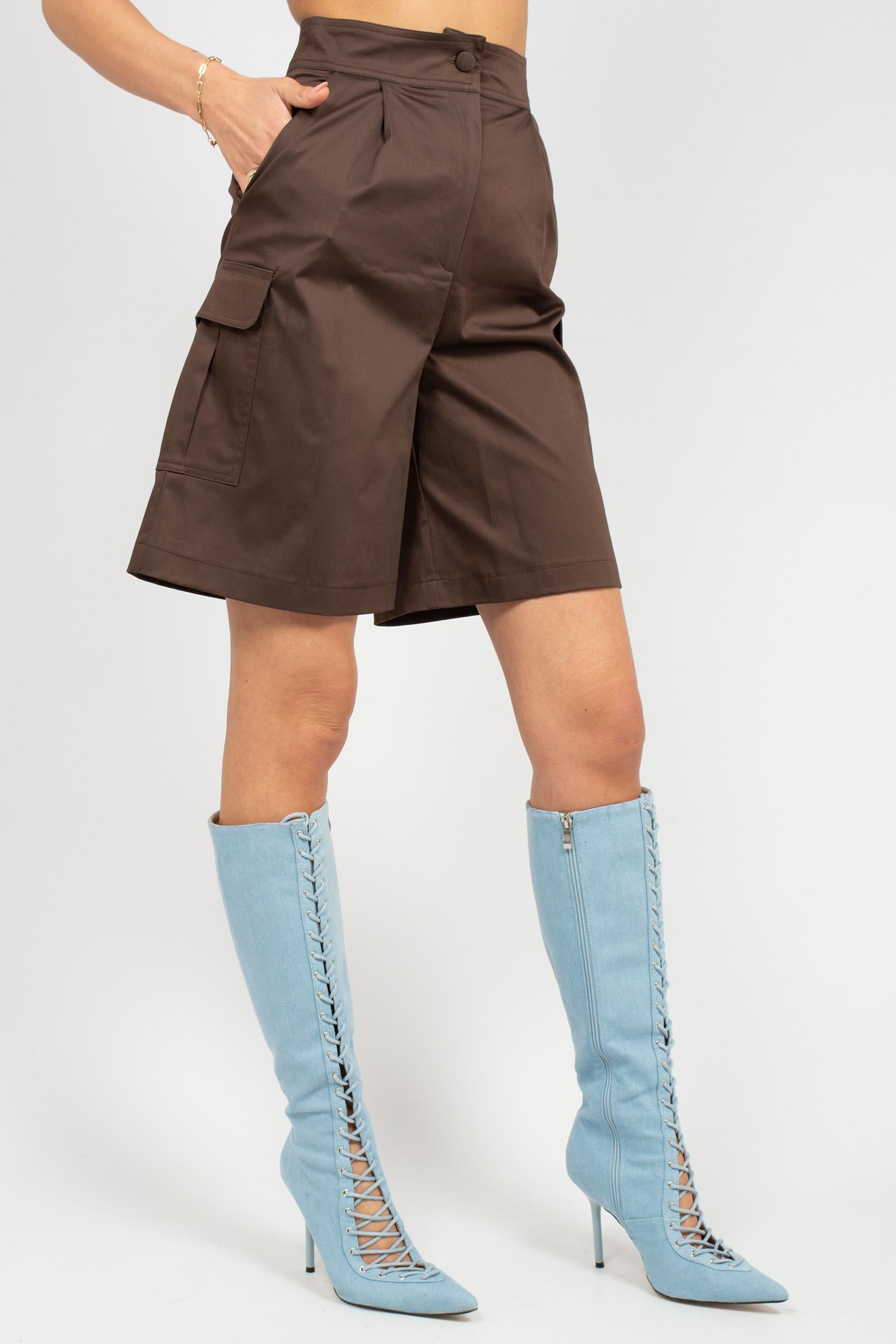 bermuda in cotone SR64ART16169 CHOCO ACTUALEE 