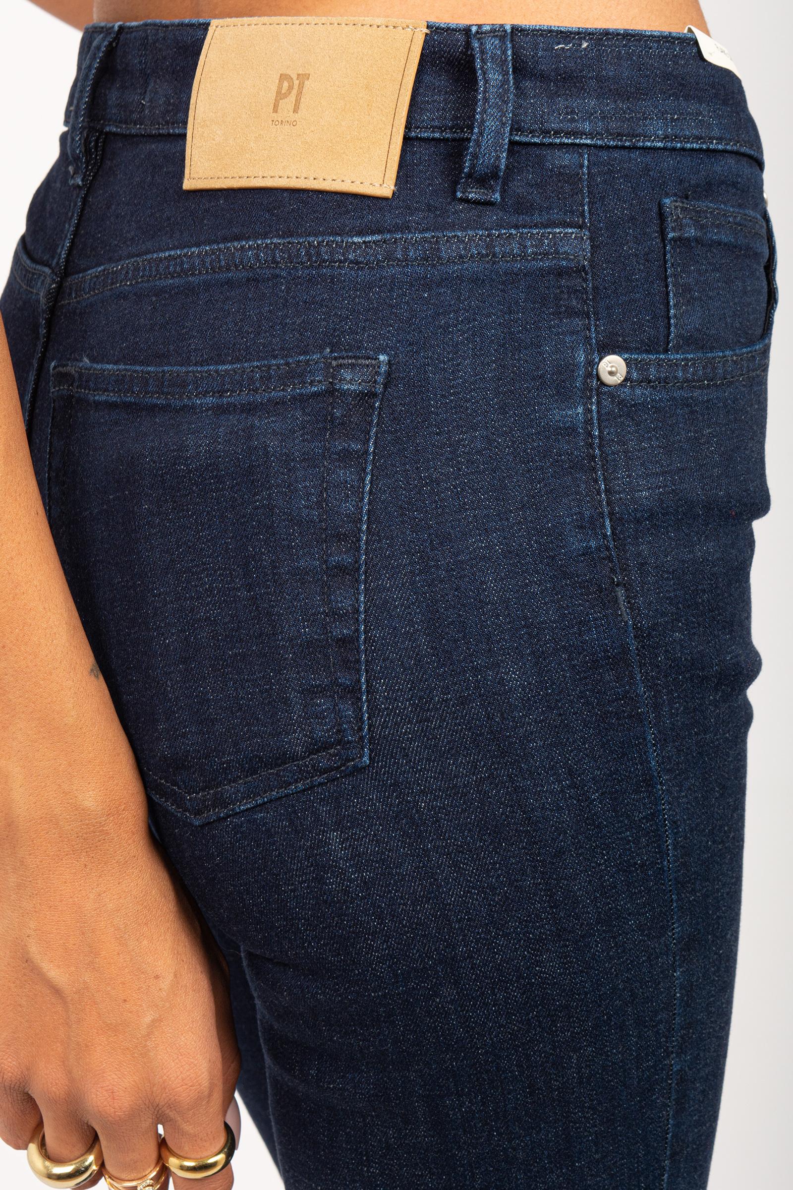 denim in cotone stretch 'kim' C1VPKMZ0 AW0330DK52 PT TORINO DENIM 