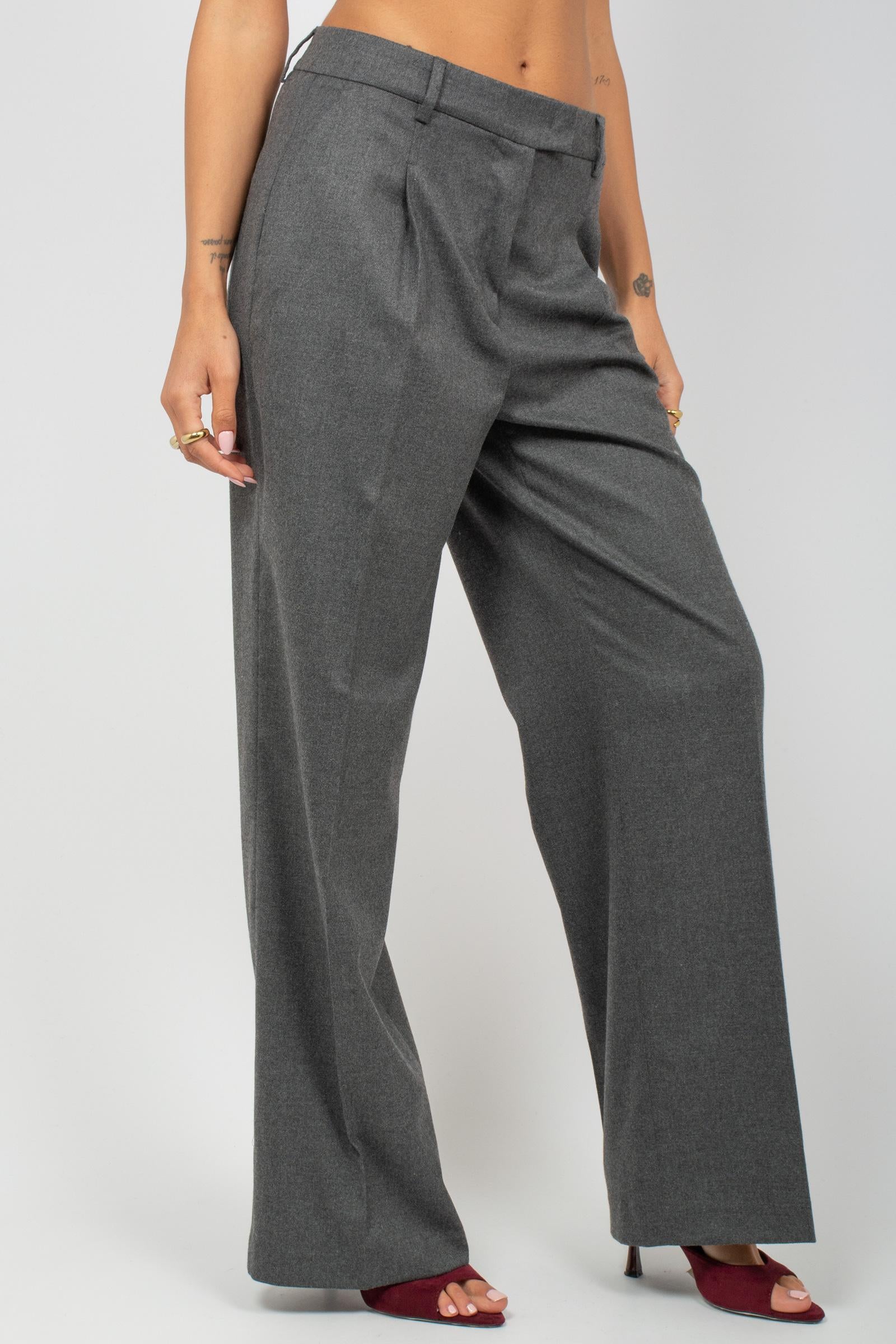 pantalone in flanella di misto lana PT1369540261 922 SEVENTY 