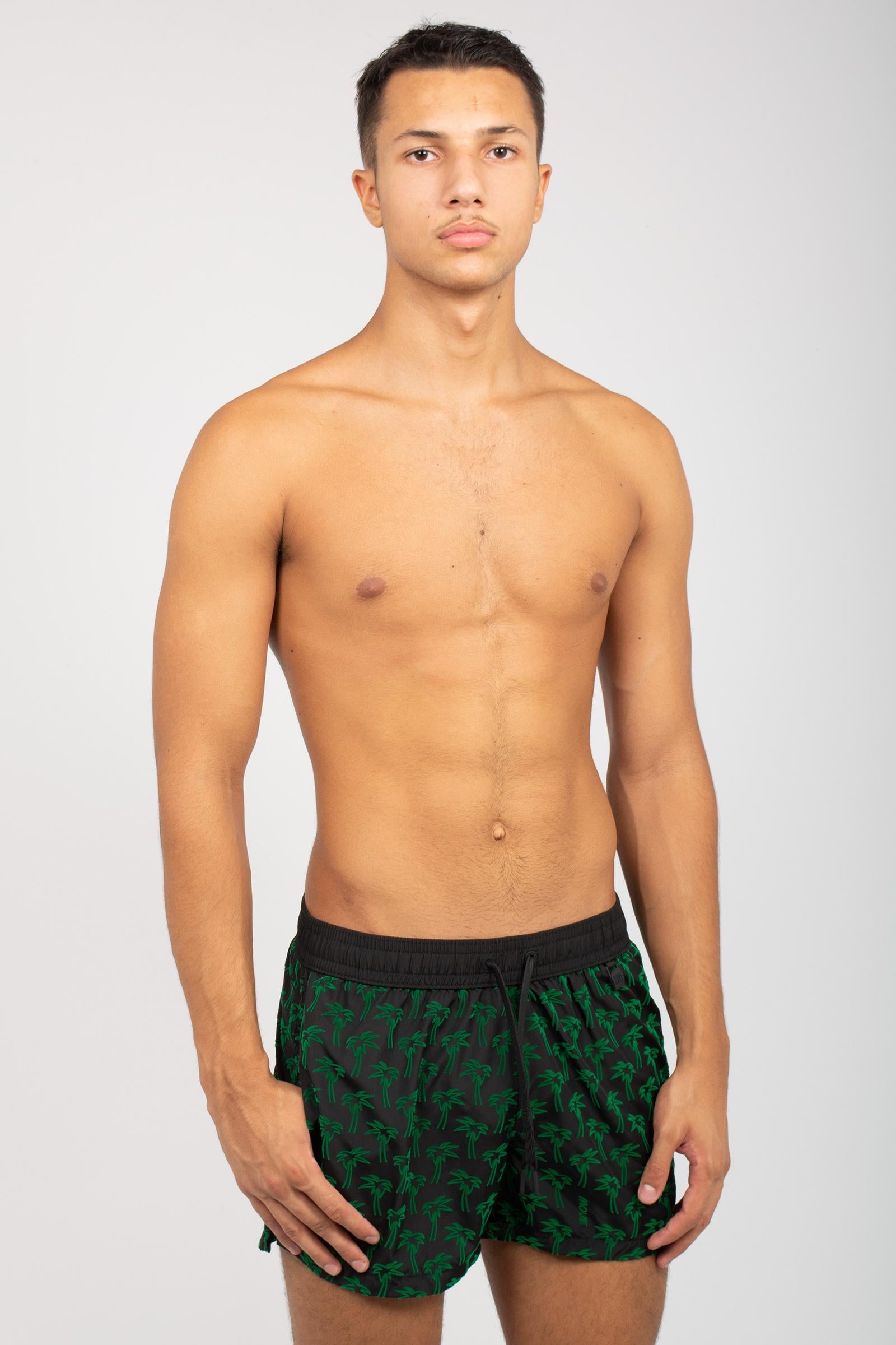 boxer mare floccato palme 'guadalupa' GUADAPALME VERDE MOVE BEACHWARE 