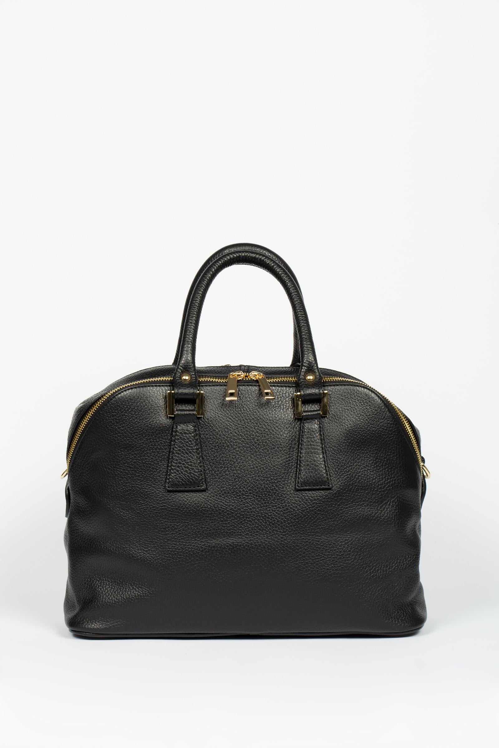 shopper xs in nappa martellata 'fandango' FANDANGOXSDOLLATO NERO AVENUE 67 