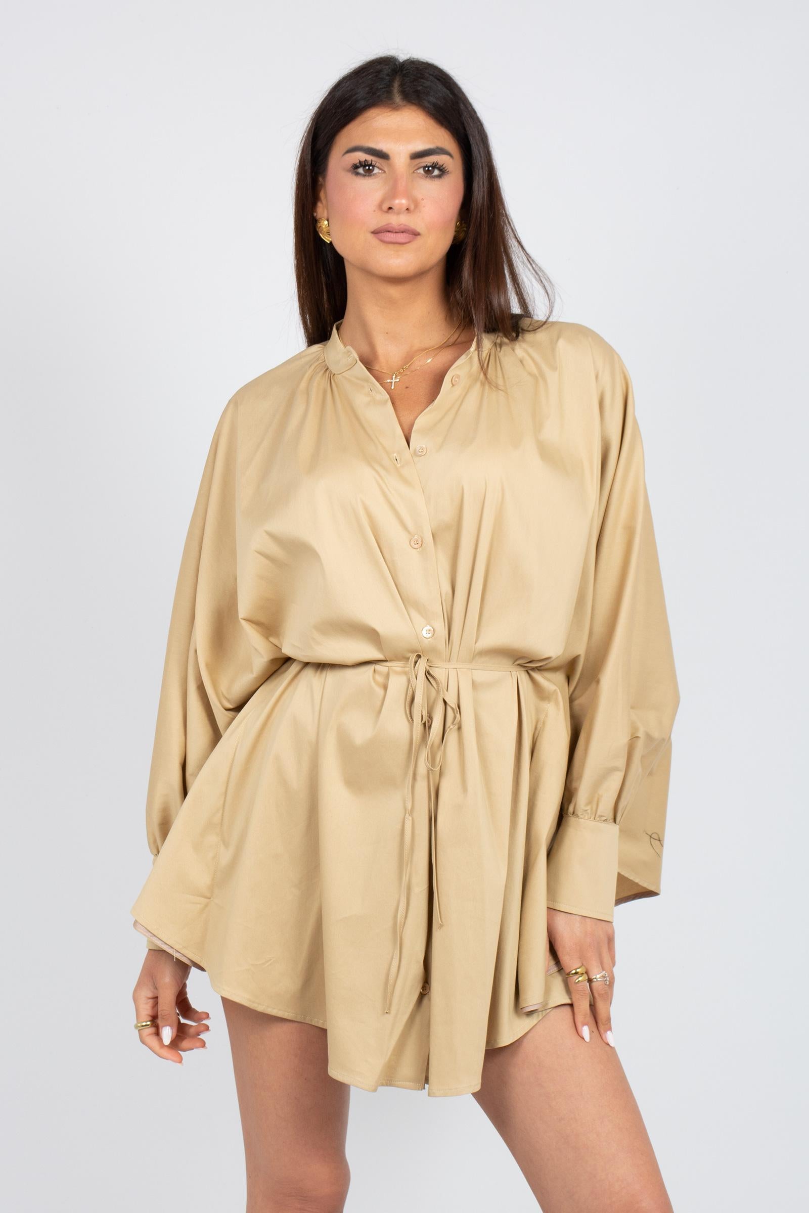 abito in misto cotone 'lucile' S6SK18 V64 SEMICOUTURE 