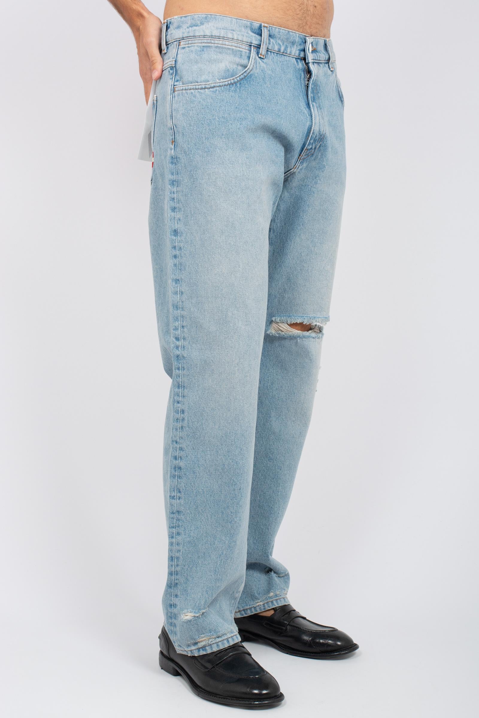 denim in cotone &#39;james&#39; AMU010D4352718 C0999 AMISH 