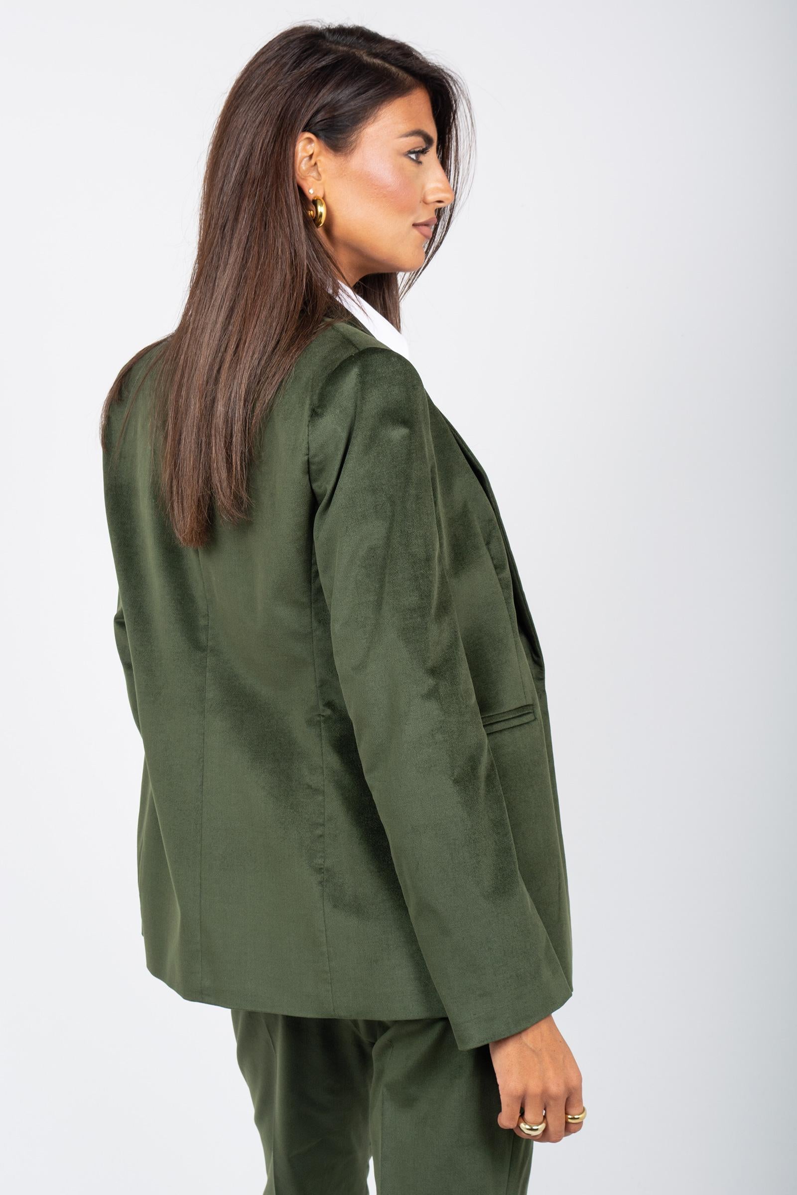 tailleur in velluto 6J24R0000058N 35 DIANA GALLESI 