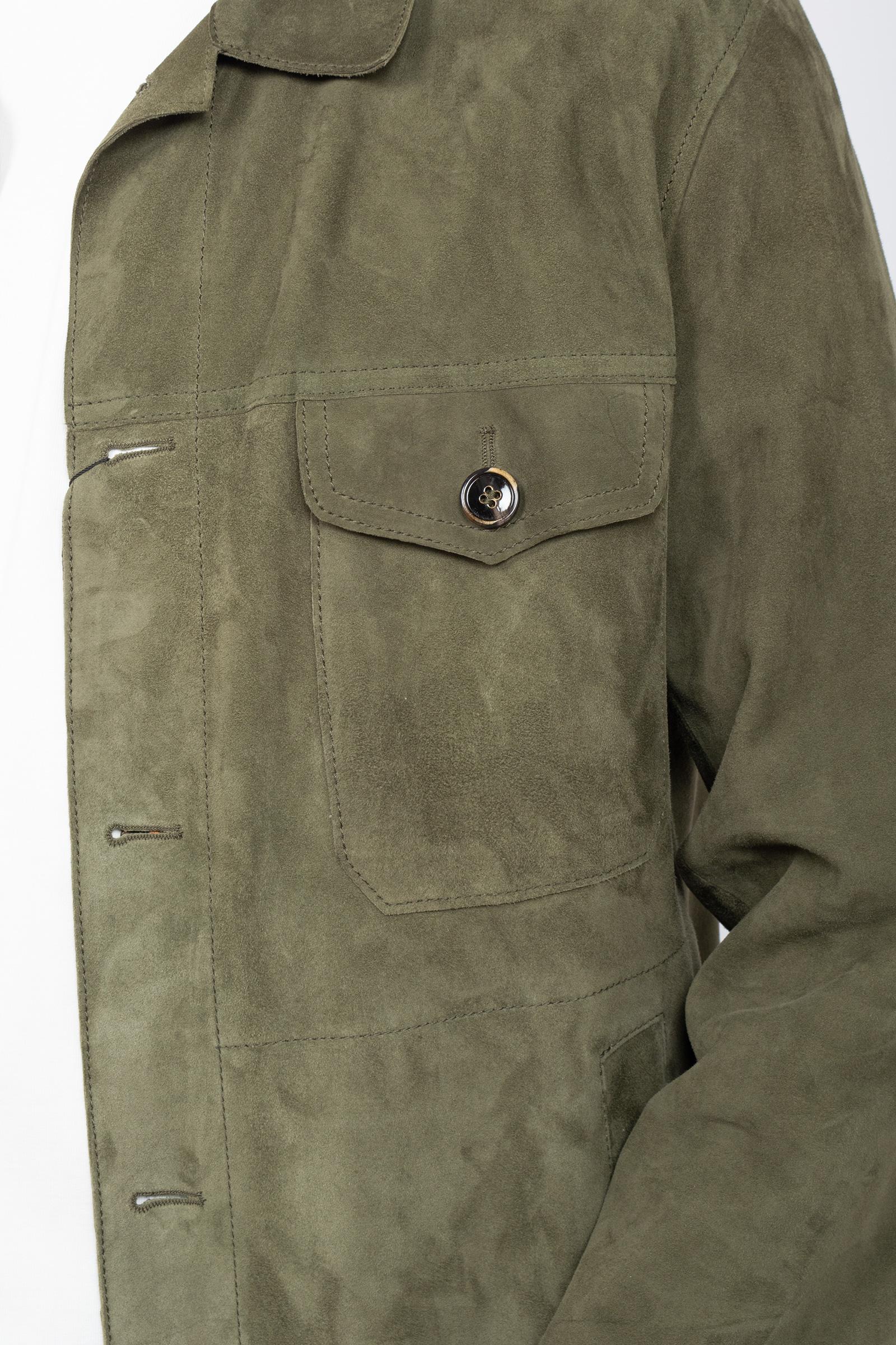 giacca in suede 30001526SUEDE MILITARY HCR 