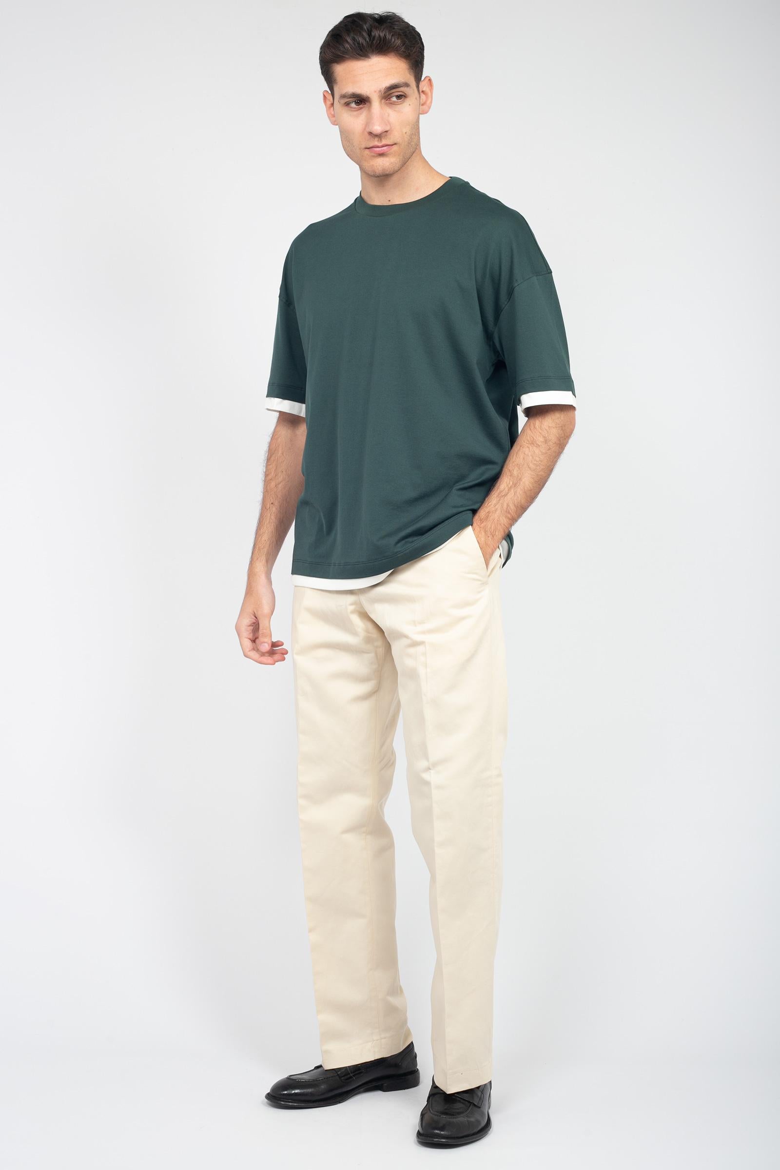 pantalone in lino e cotone 'michael' C0ASJDB00REW BP650015 PT TORINO 