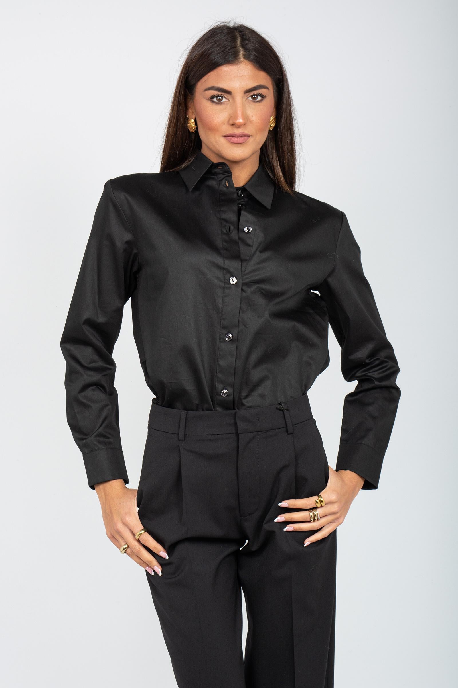 Camicia in popeline di cotone 'macina' 2526116028000 007 MM - MAX MARA 