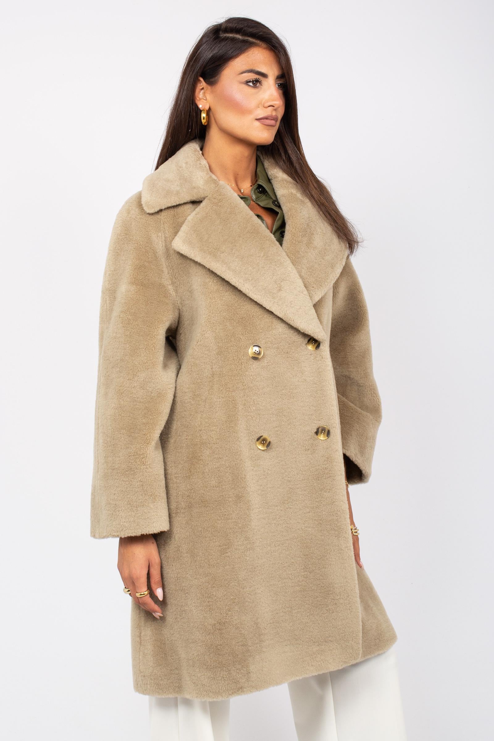 cappotto in ecopelo 'rosalia' ROSALIA 005 MARELLA 