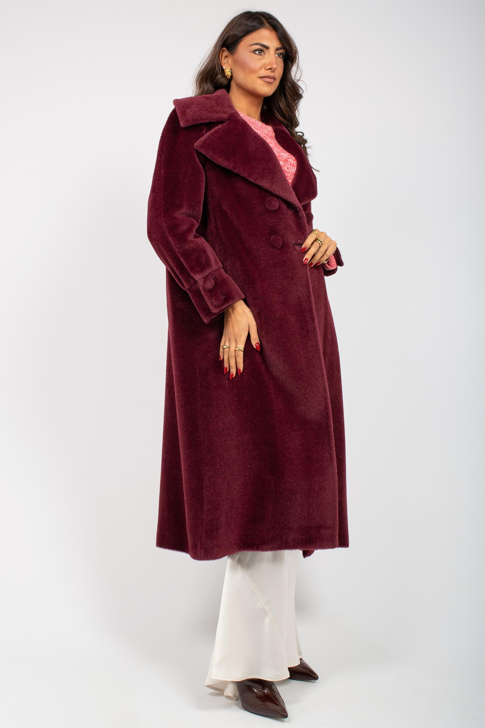 cappotto collo ampio in alpaca 8200265318 9499 TARDIA 