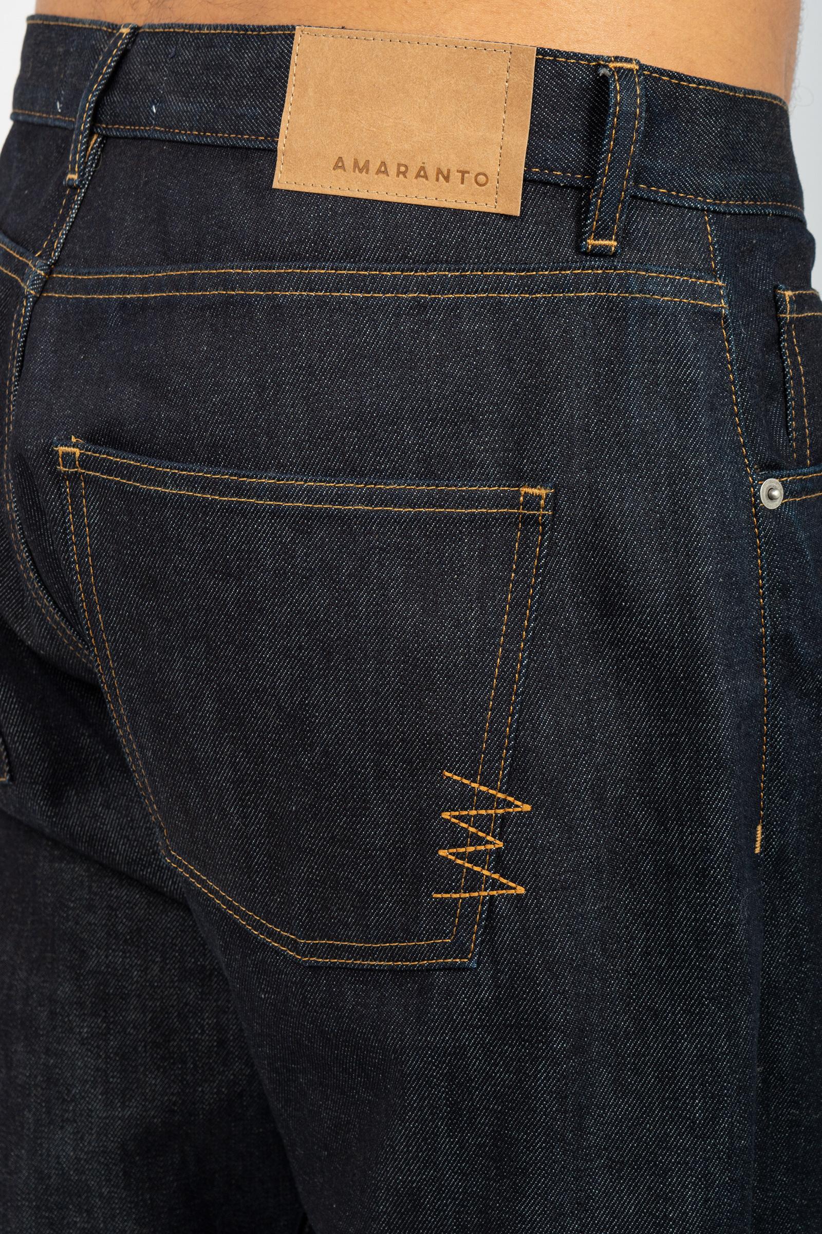denim in cotone wide fit B6F0058 DENIMRAW AMARANTO 