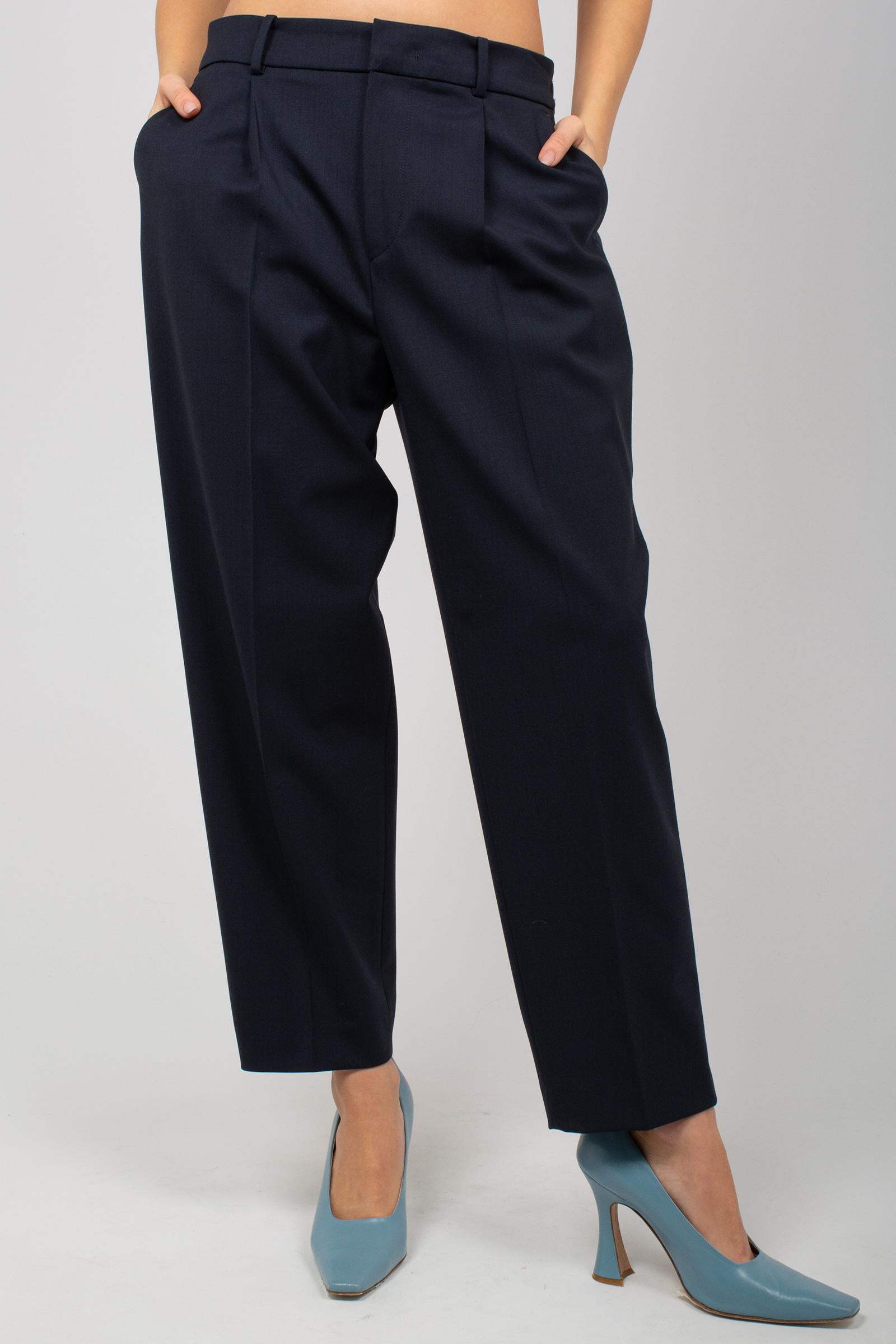 pantalone con pince 'daisy' CDVSDAZ00STD TO550360 PT TORINO 