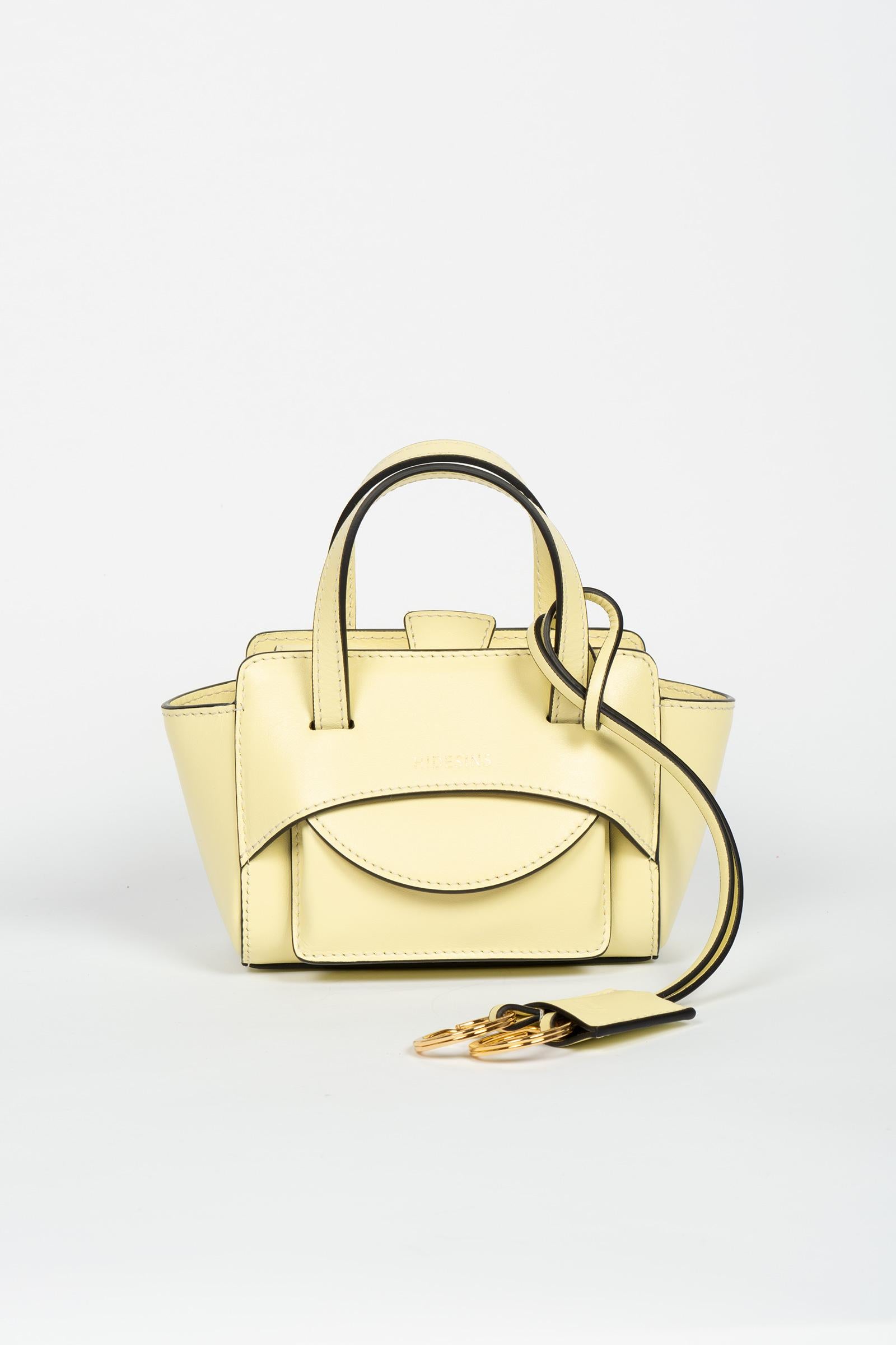 shoulder bag 'flap xs' in pelle FL14XSPREMIERE SUN HIDESINS 