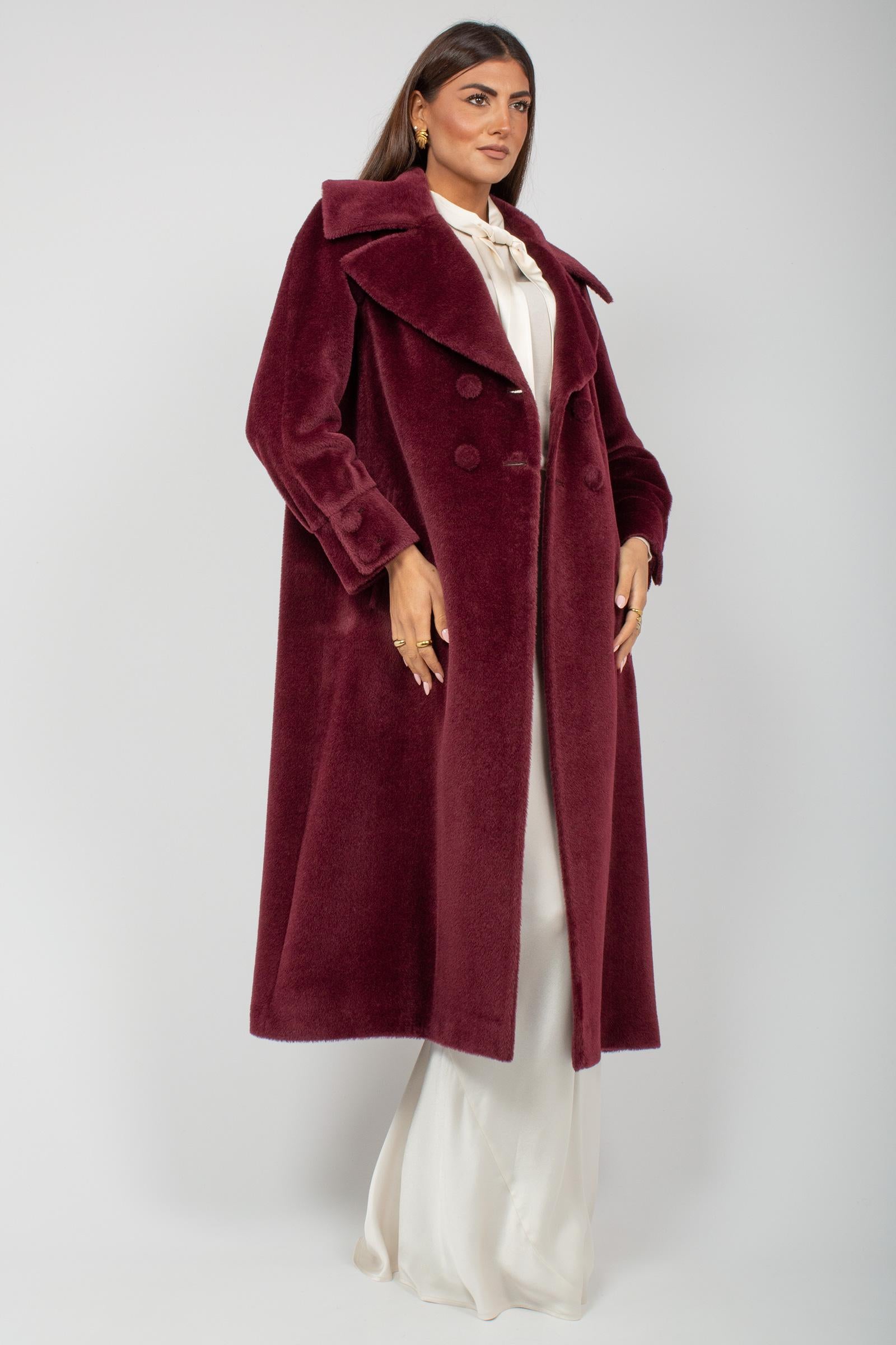 cappotto collo ampio in alpaca 8200265318 9499 TARDIA 