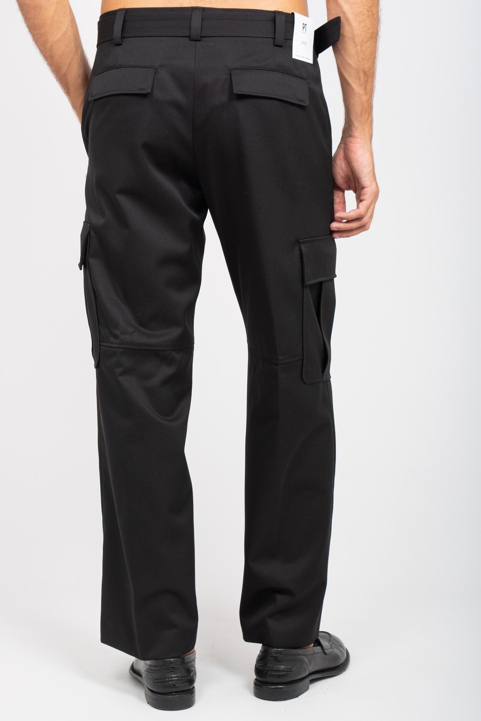 pantalone con in gabardine di lana 'the hunter' COAFHTZL0TTK SD740990 PT TORINO 