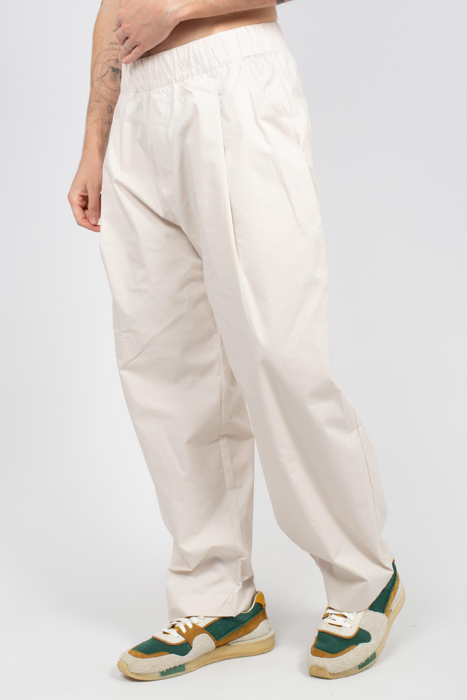 jogger in popeline di cotone S6PKMAPA004 013 A PAPER KID 
