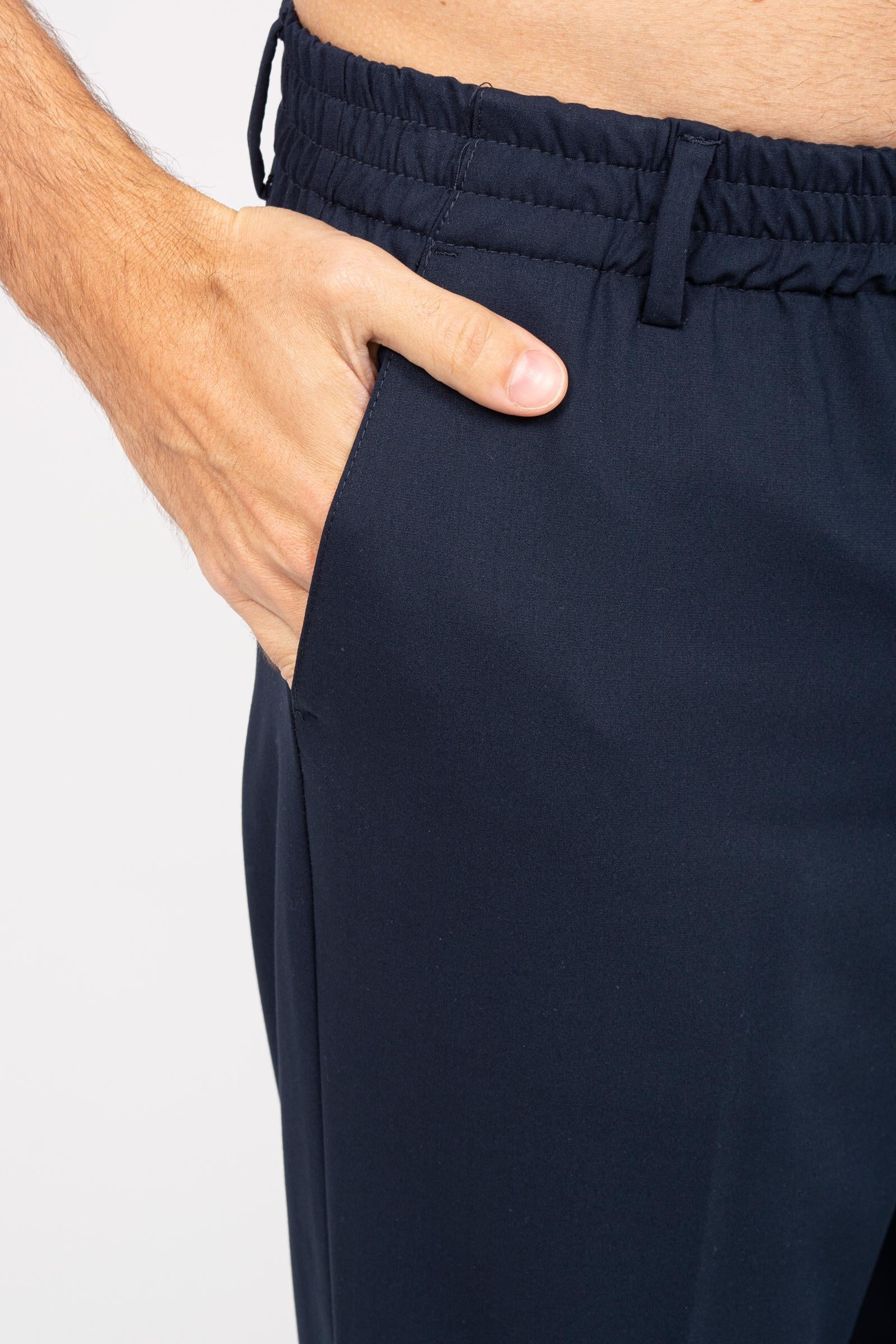 jogger in fresco lana 2214C492 BLUE C93 