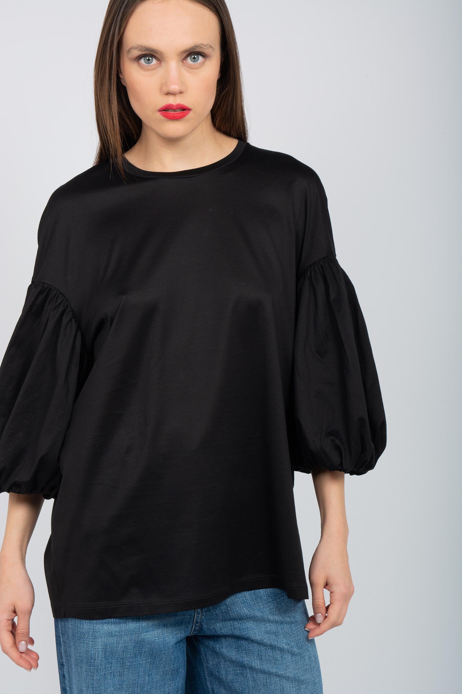 t-shirt manica baloon DRAGONCELLODD03 NERO DOUUOD 