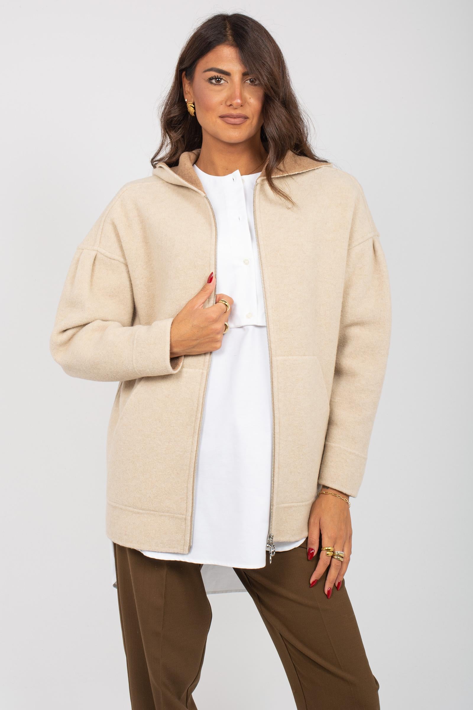 Felpa in misto lana 'sottile' 2526916018000 001 MM - MAX MARA 