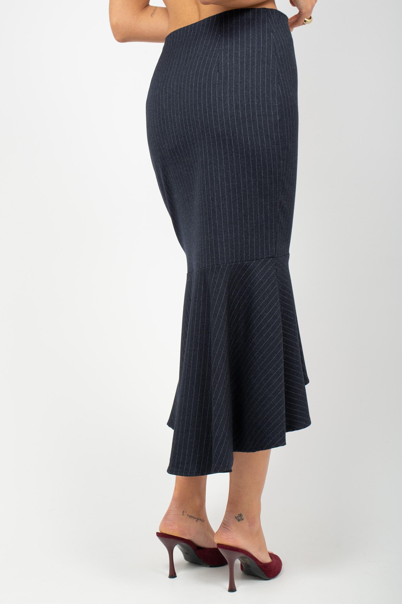 gonna svasata in gabardina gessata F25PG06 BL11 WEILI ZHENG 