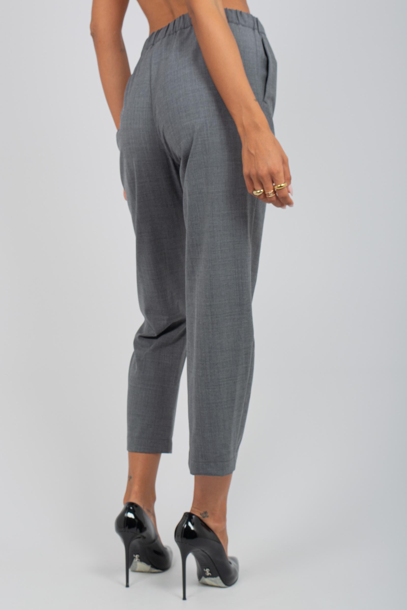 pantalone in misto lana 'buddy' Y5WI35 X92 SEMICOUTURE 