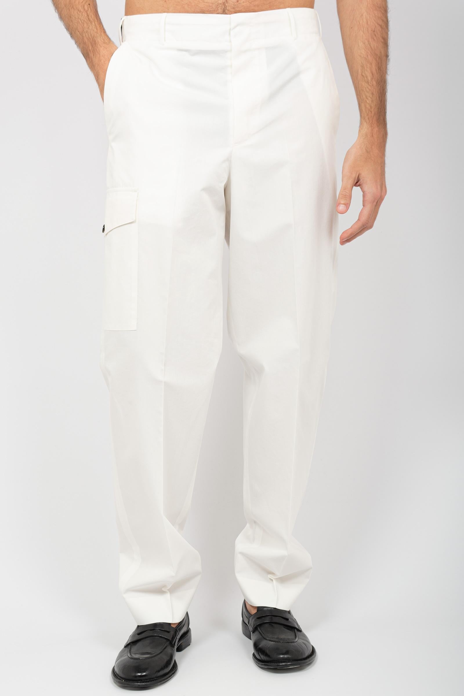 Pantalone in cotone e viscosa 'wide' C0ASAFZL0FWD BP760010 PT TORINO 