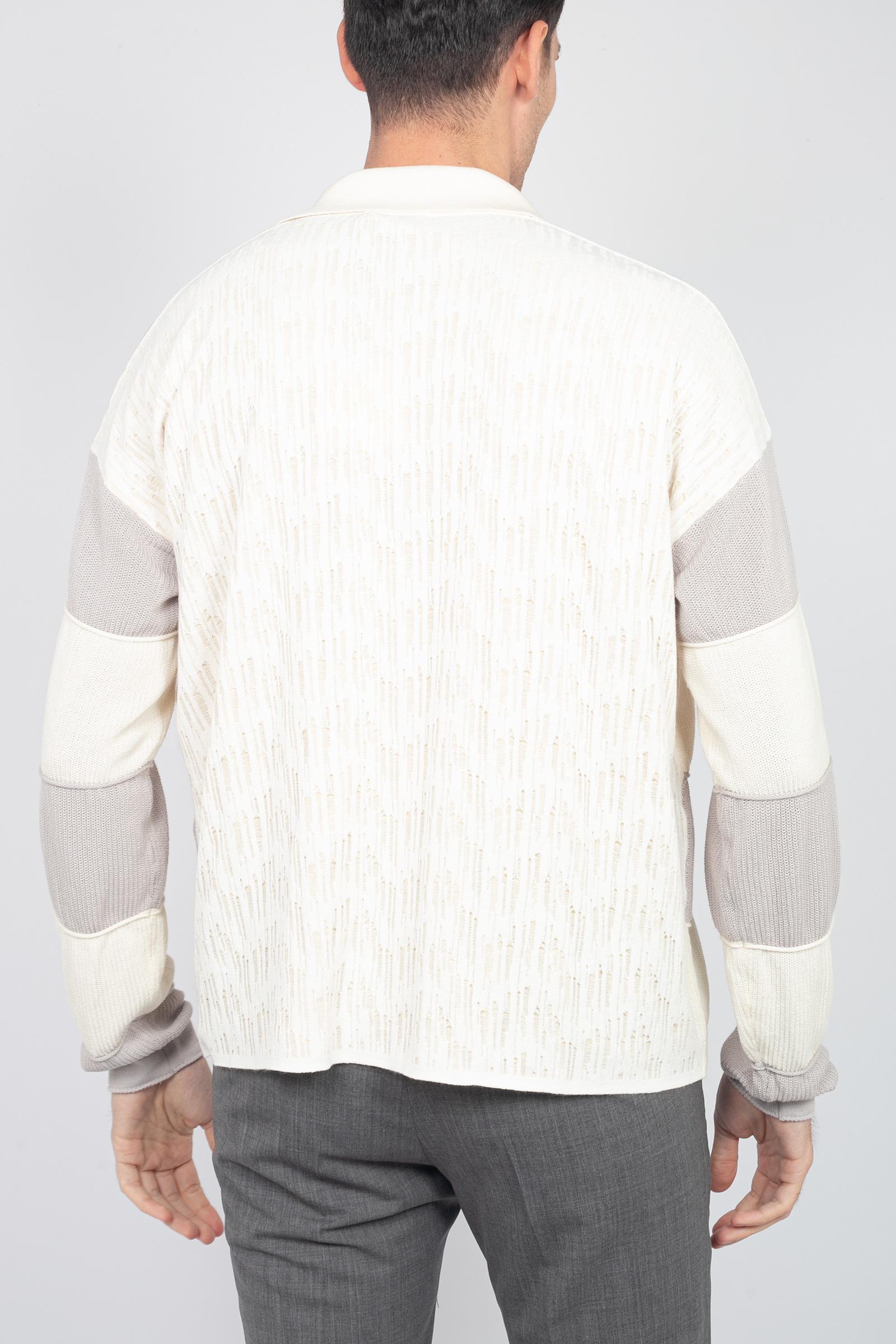 polo oversize a righe AFU28 551 ATOMO FACTORY 