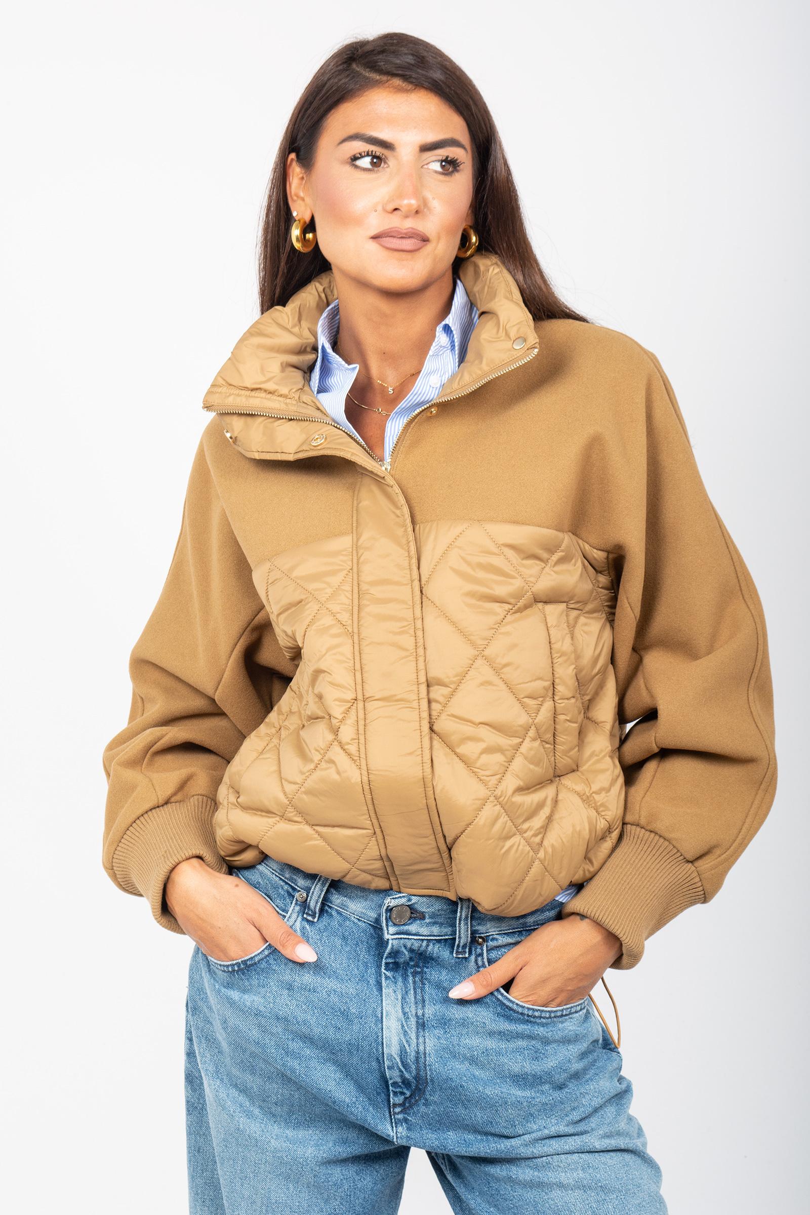 giacca piumino in lana e nylon R122R002130N 12 DIANA GALLESI 