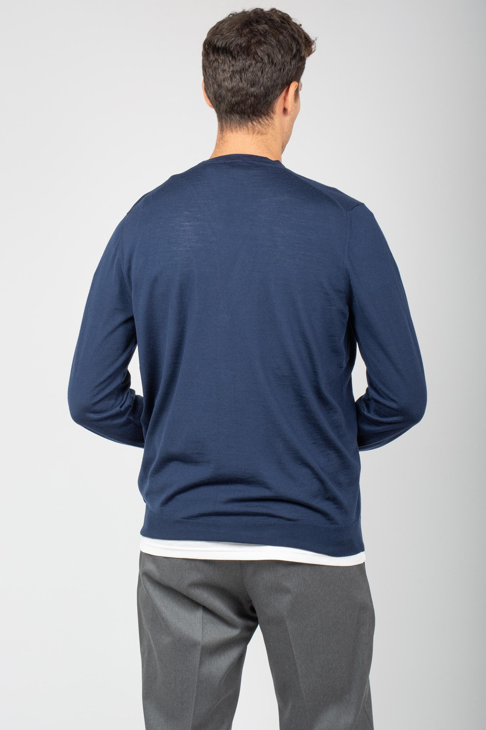 cardigan in lana merinos ultrafine D0D109 780 DRUMOHR 