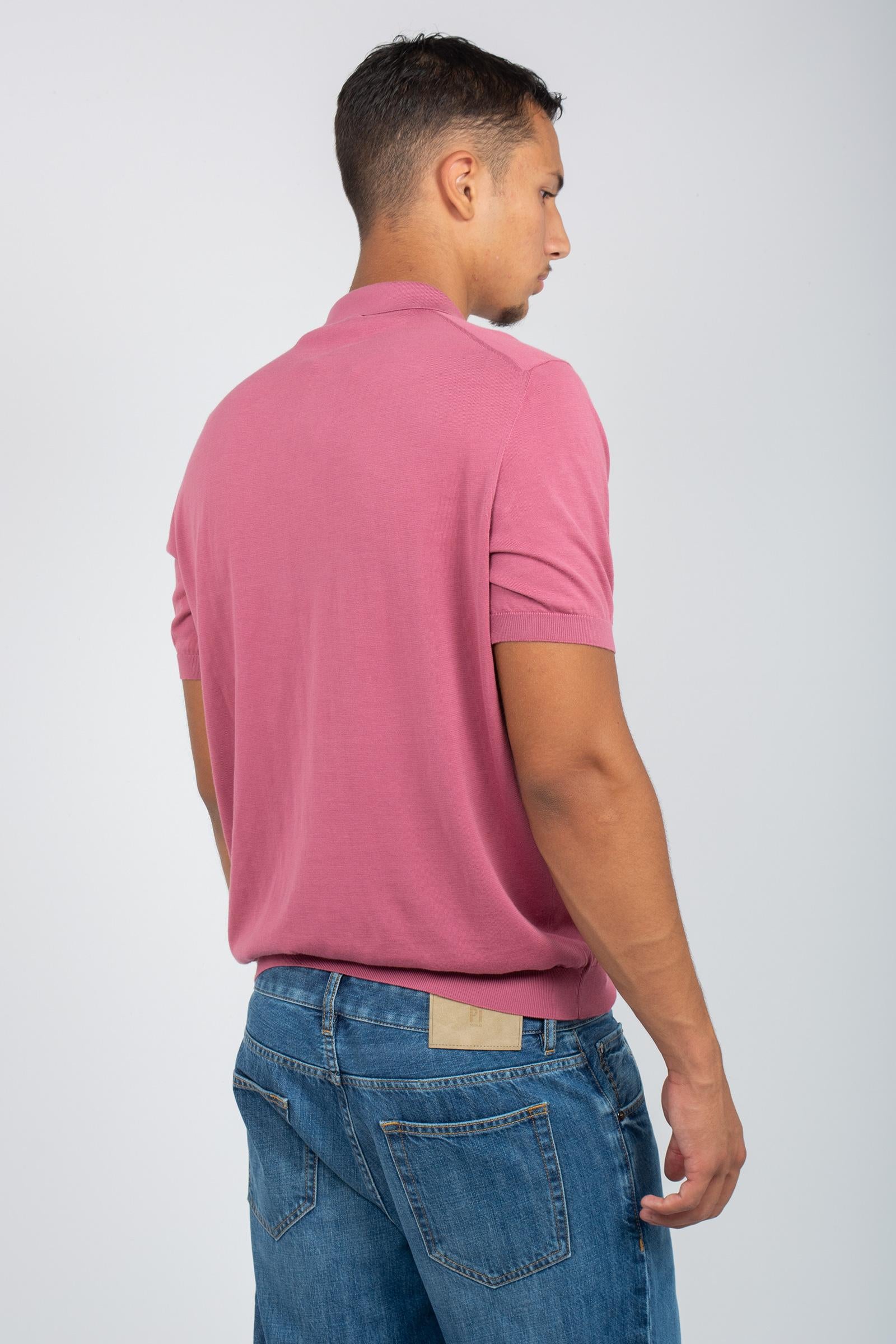 polo in cotone unito D0GN202 349 DRUMOHR 