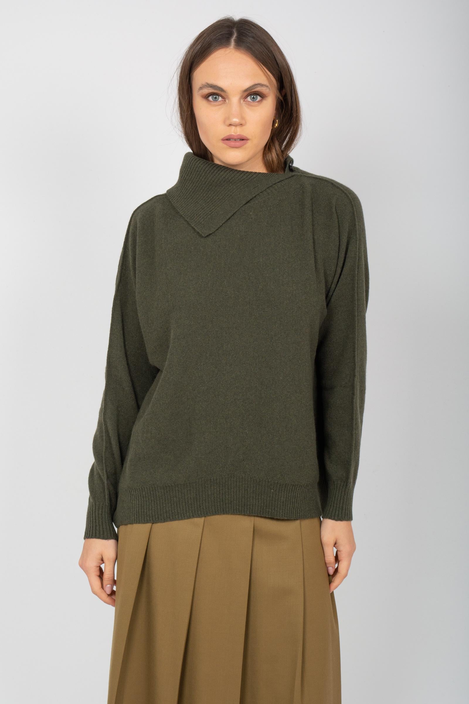 mezzo collo in lana merinos 61160 17 D.EXTERIOR 