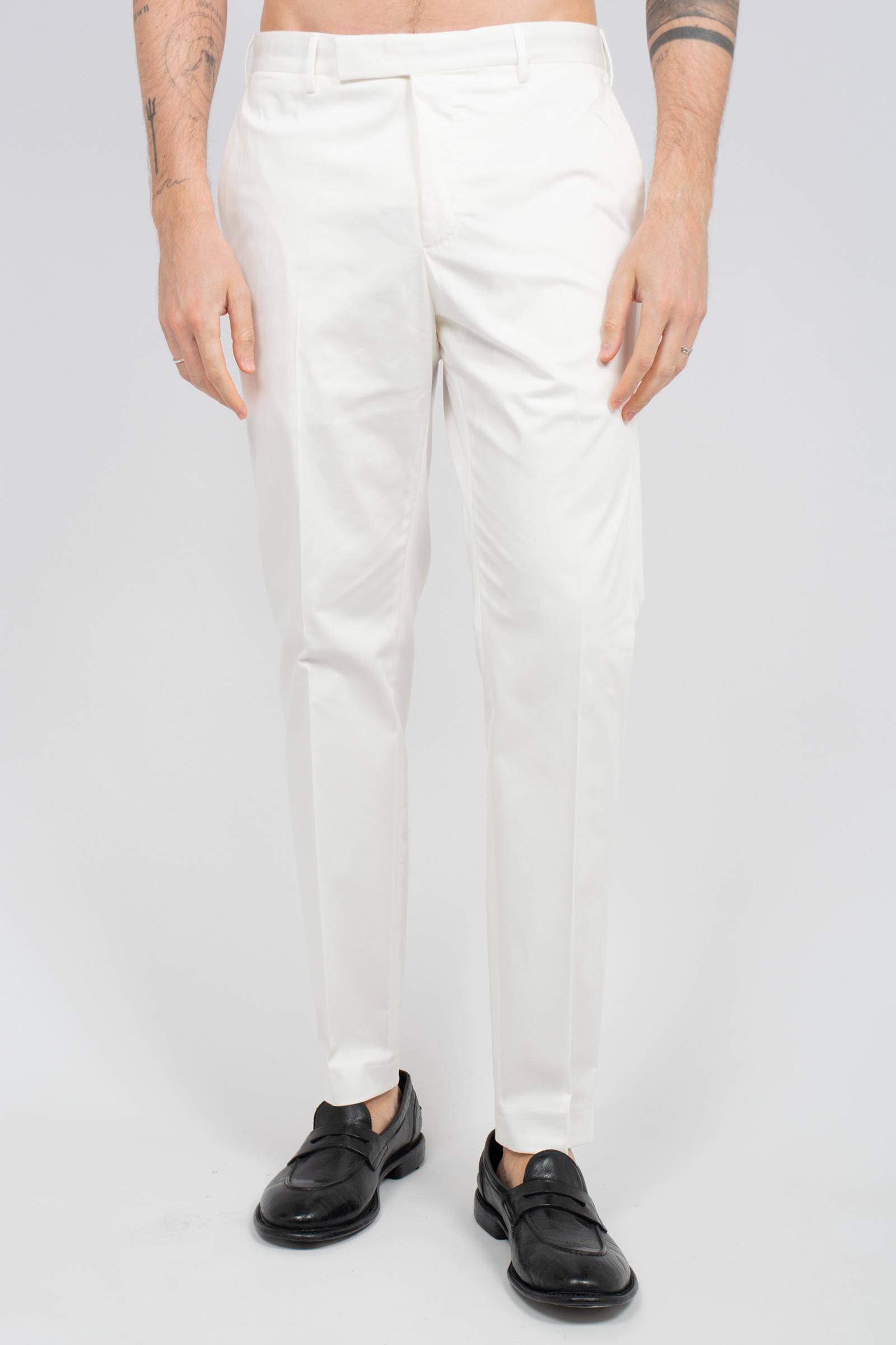 pantalone in cotone stretch 'dieci fit' COASX0Z00FWD NU680010 PT TORINO 