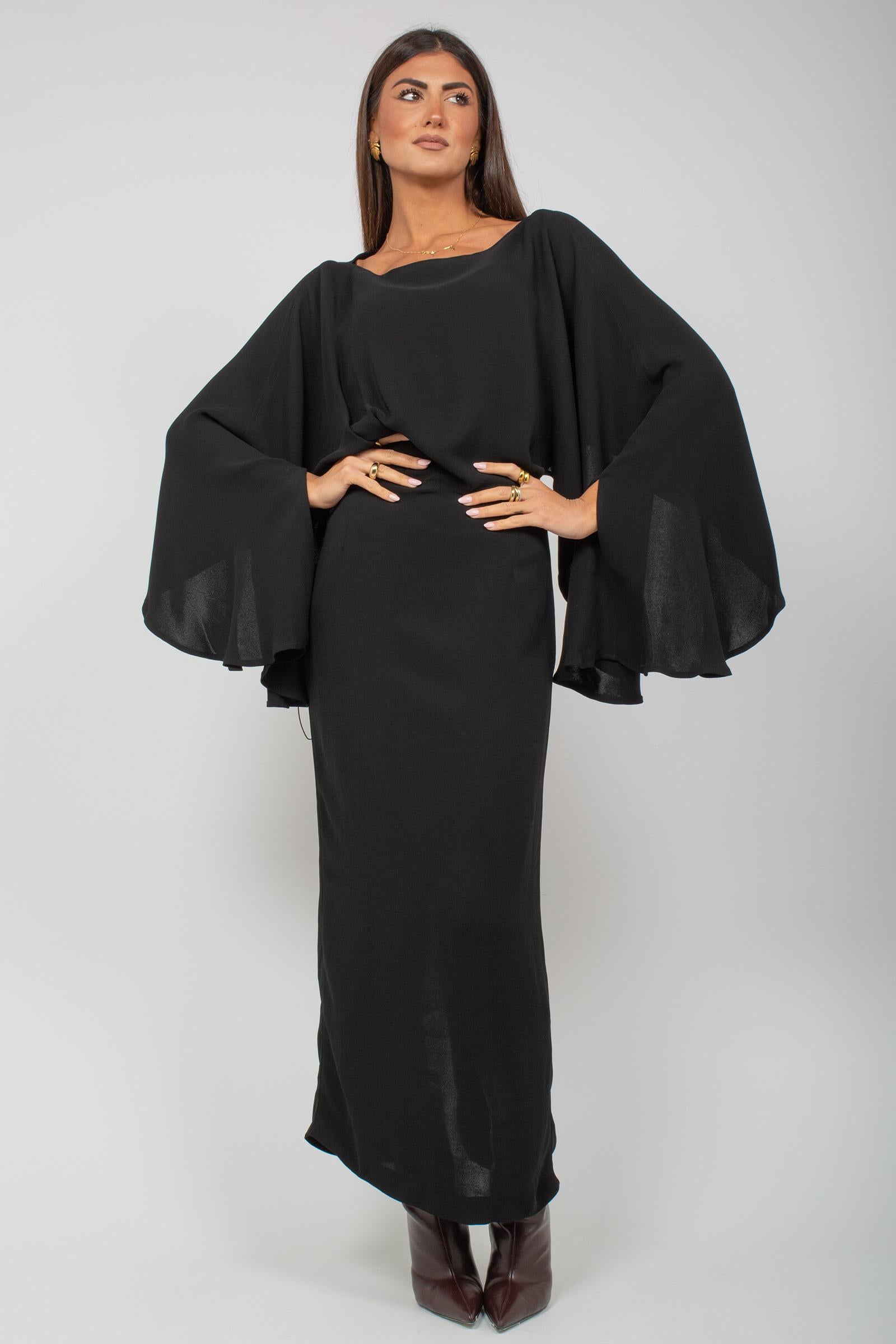 abito mantella in cadis 'asuncion' S5WP11 Y69 SEMICOUTURE 