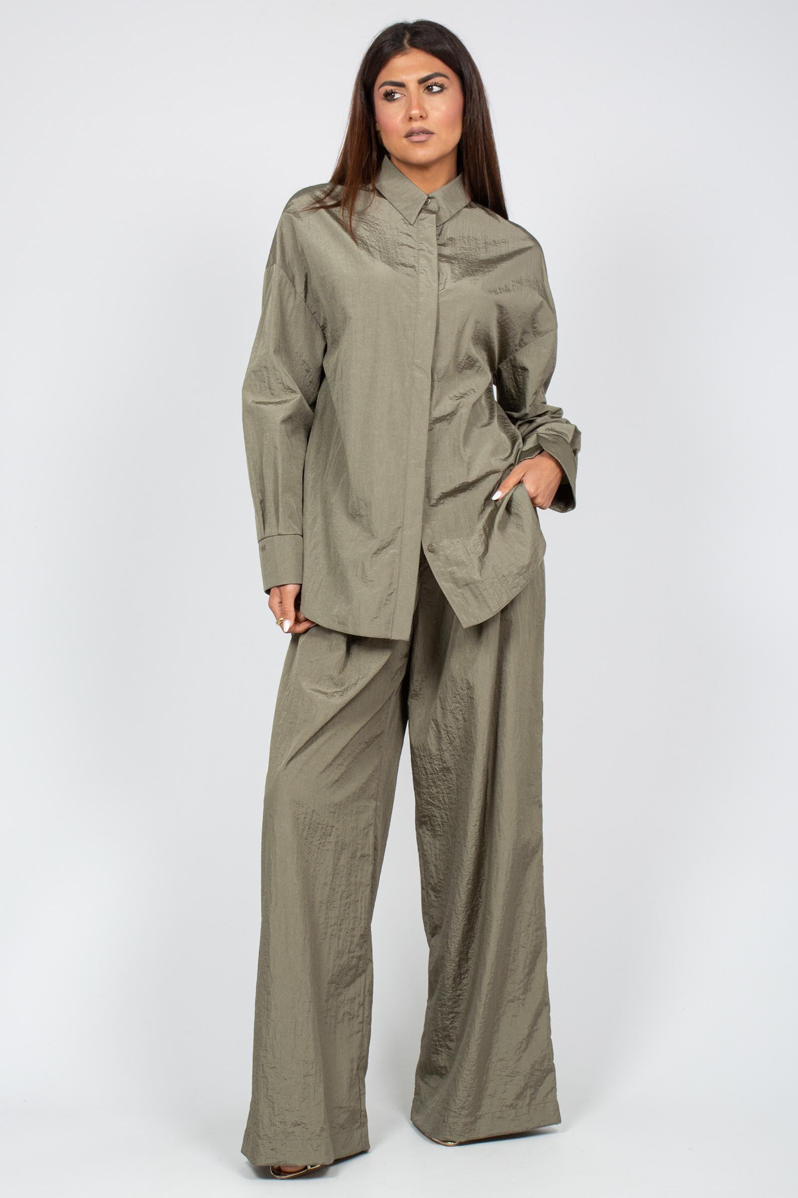 pantalone in nylon 'ozio' 2616131047600 001 MM - MAX MARA 