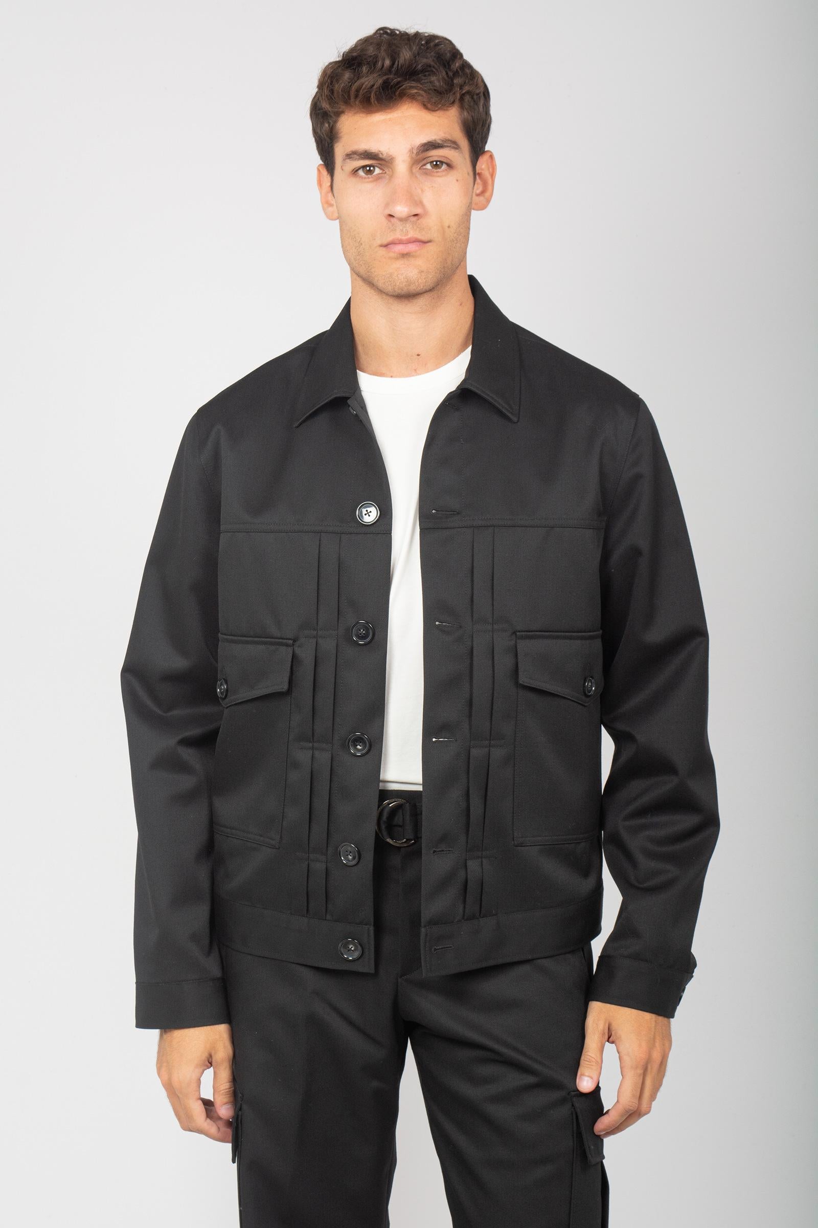 giacca cin riprese in gabardine di lana TL2FBK120TOR SD740990 PT TORINO 