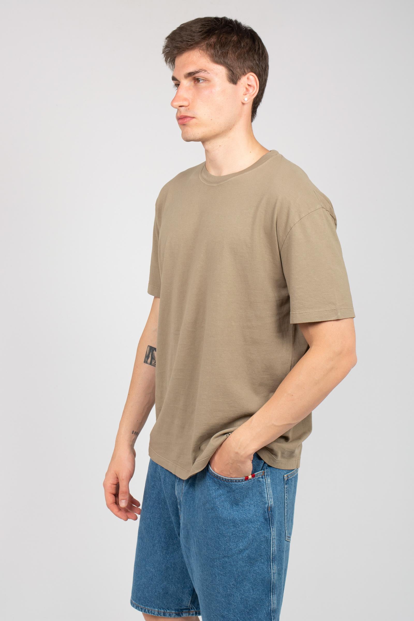 t-shirt unisex con micrologo AMX035CR570569 C0647 AMISH 