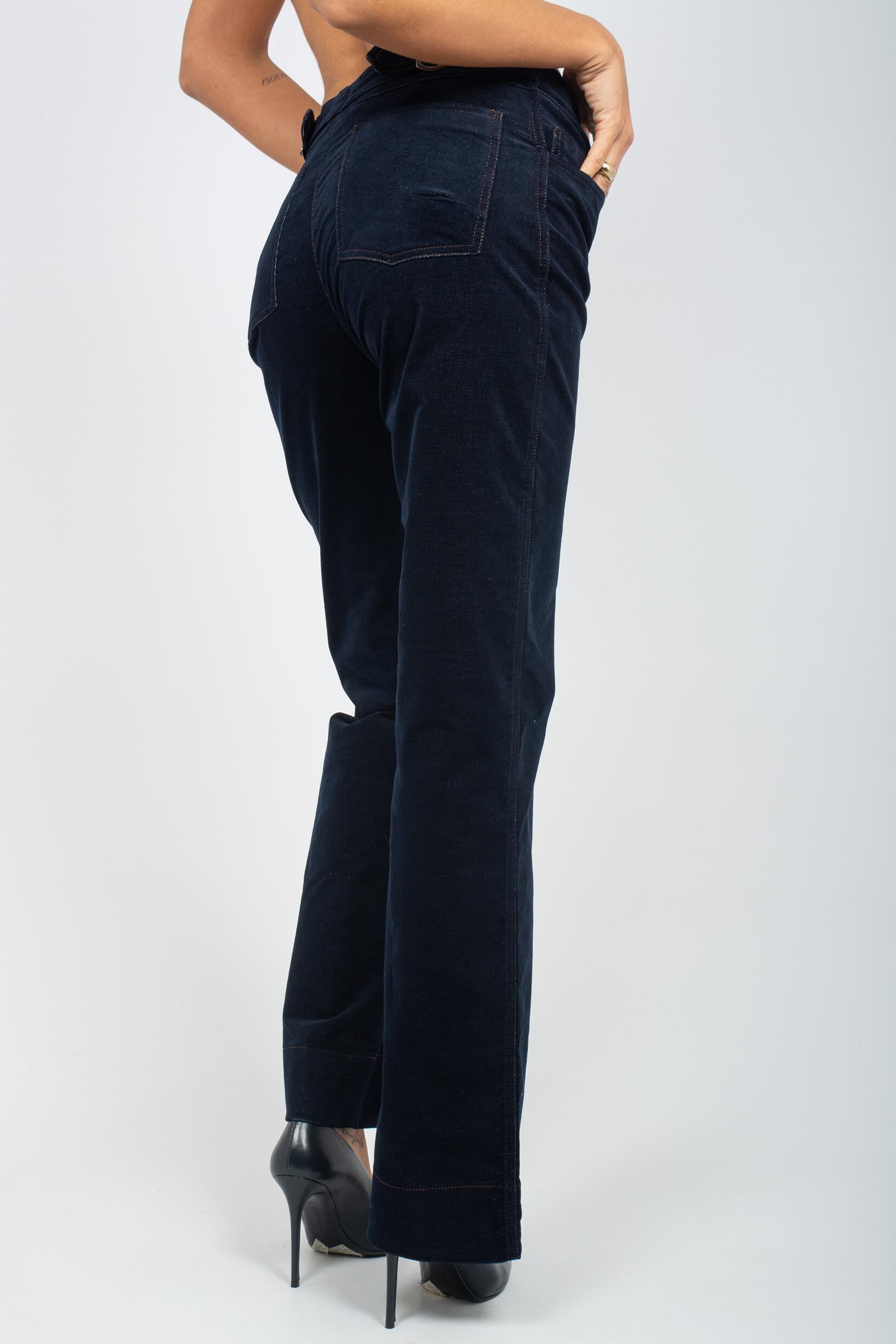pantalone in denim di velluto 61773 22 D.EXTERIOR 