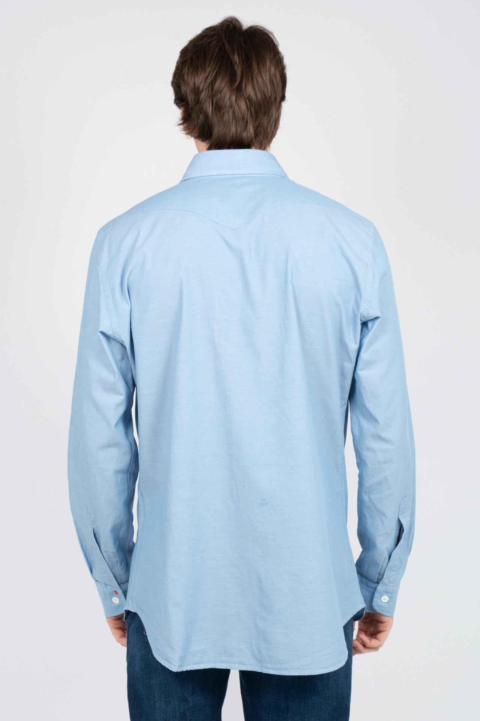 camicia in buell di cotone 34RBU27146801 03 BOLZONELLA1934 