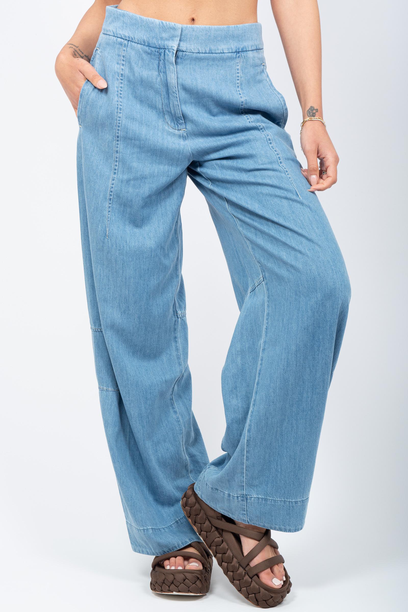 denim in misto cotone P25CPPAT0201 V0287 SIMONA CORSELLINI 
