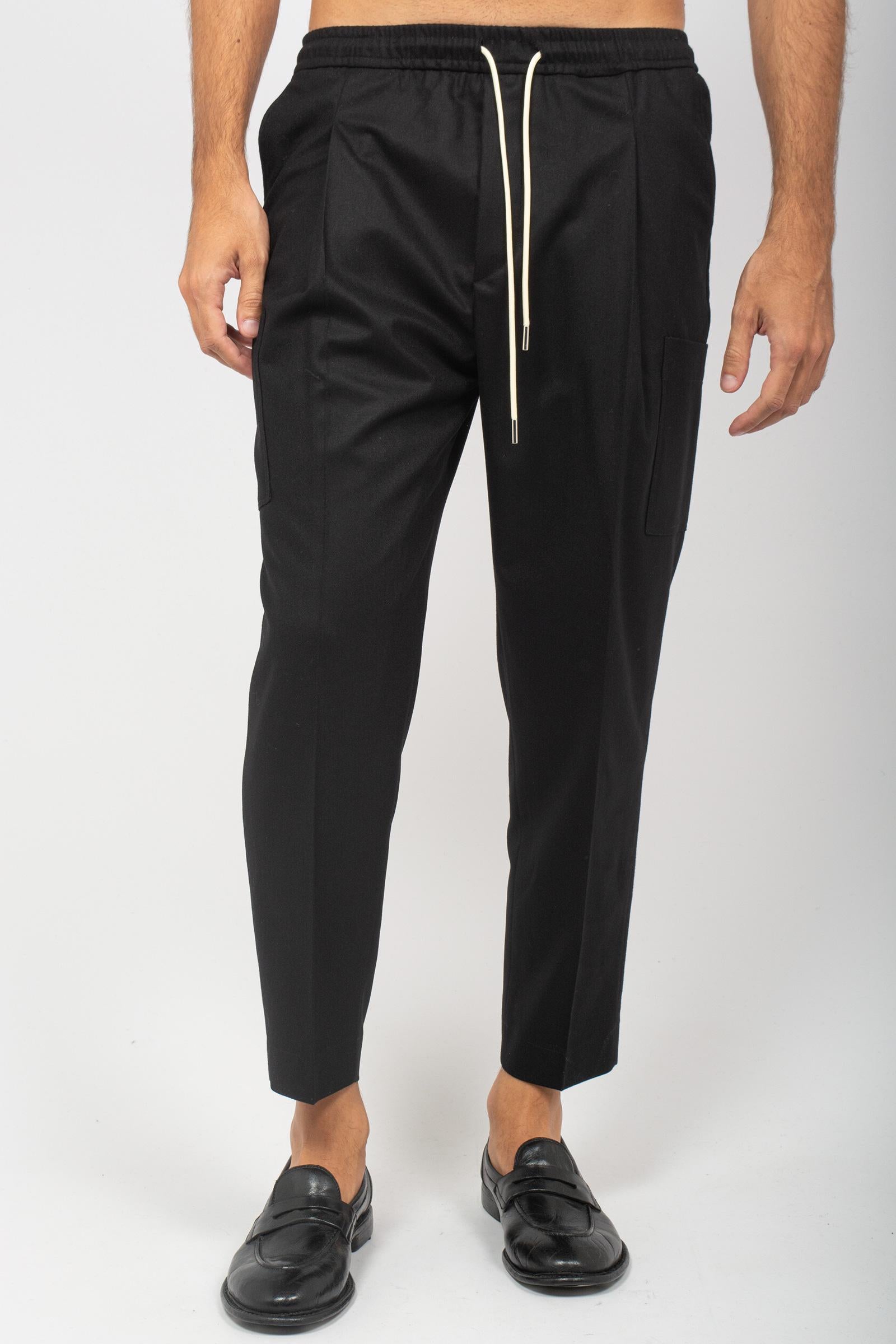 jogger in misto lana 'noah' NOAHFF290 NERO BE ABLE 