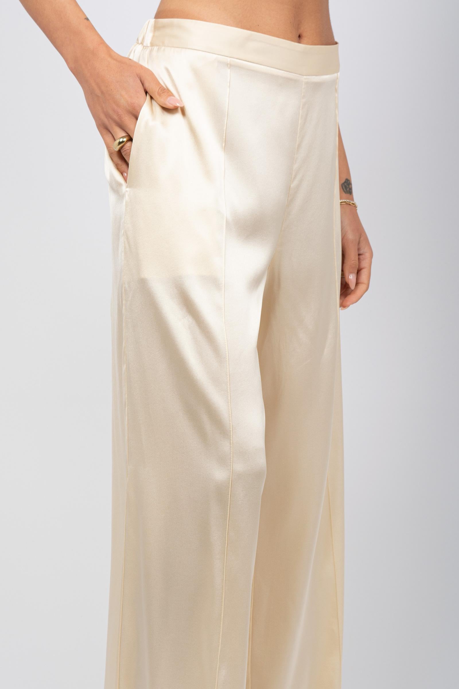 pantalone pijama in seta B55061 51 ROBERTO COLLINA 