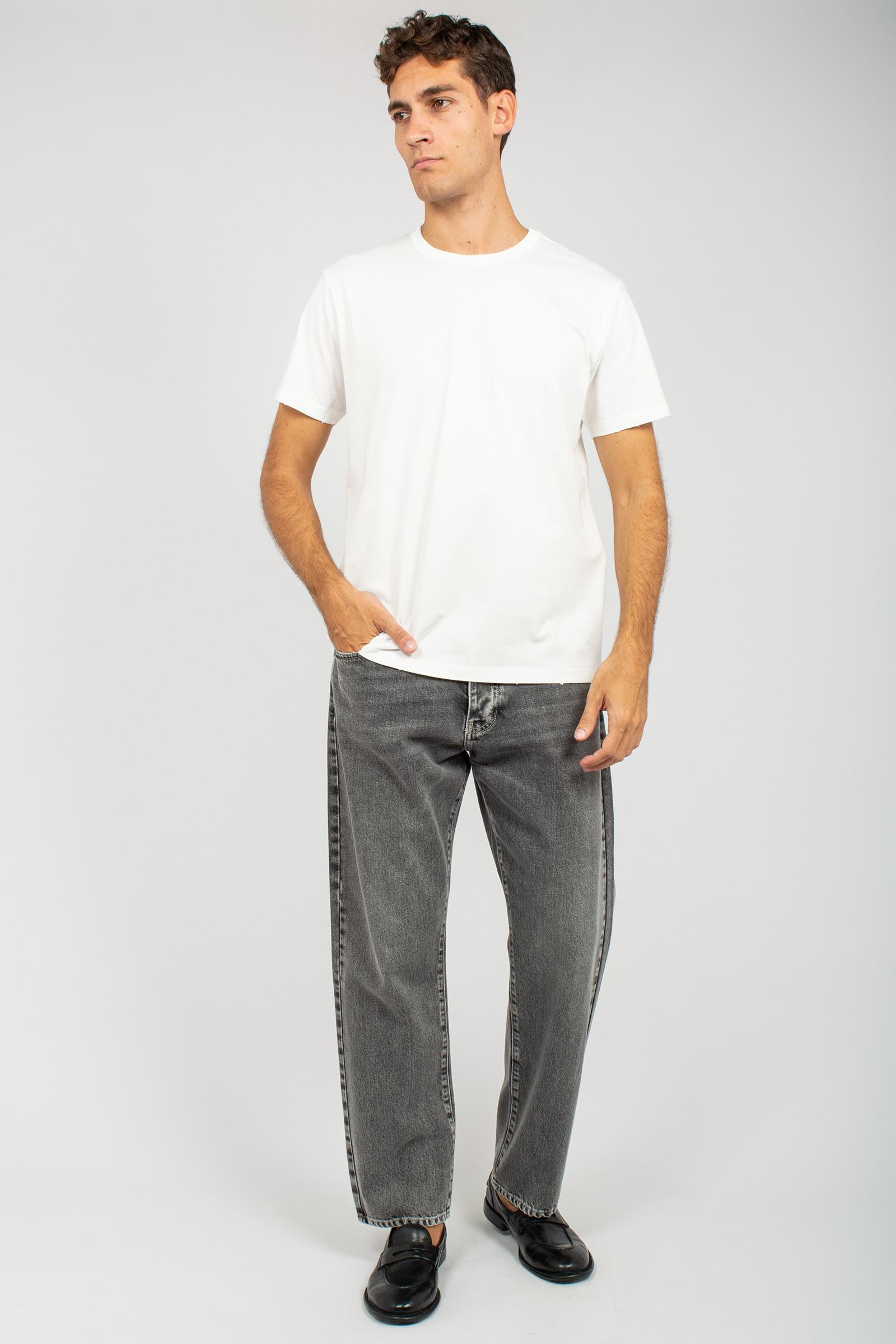 t-shirt in cotone B6F0042 NATURALE AMARANTO 