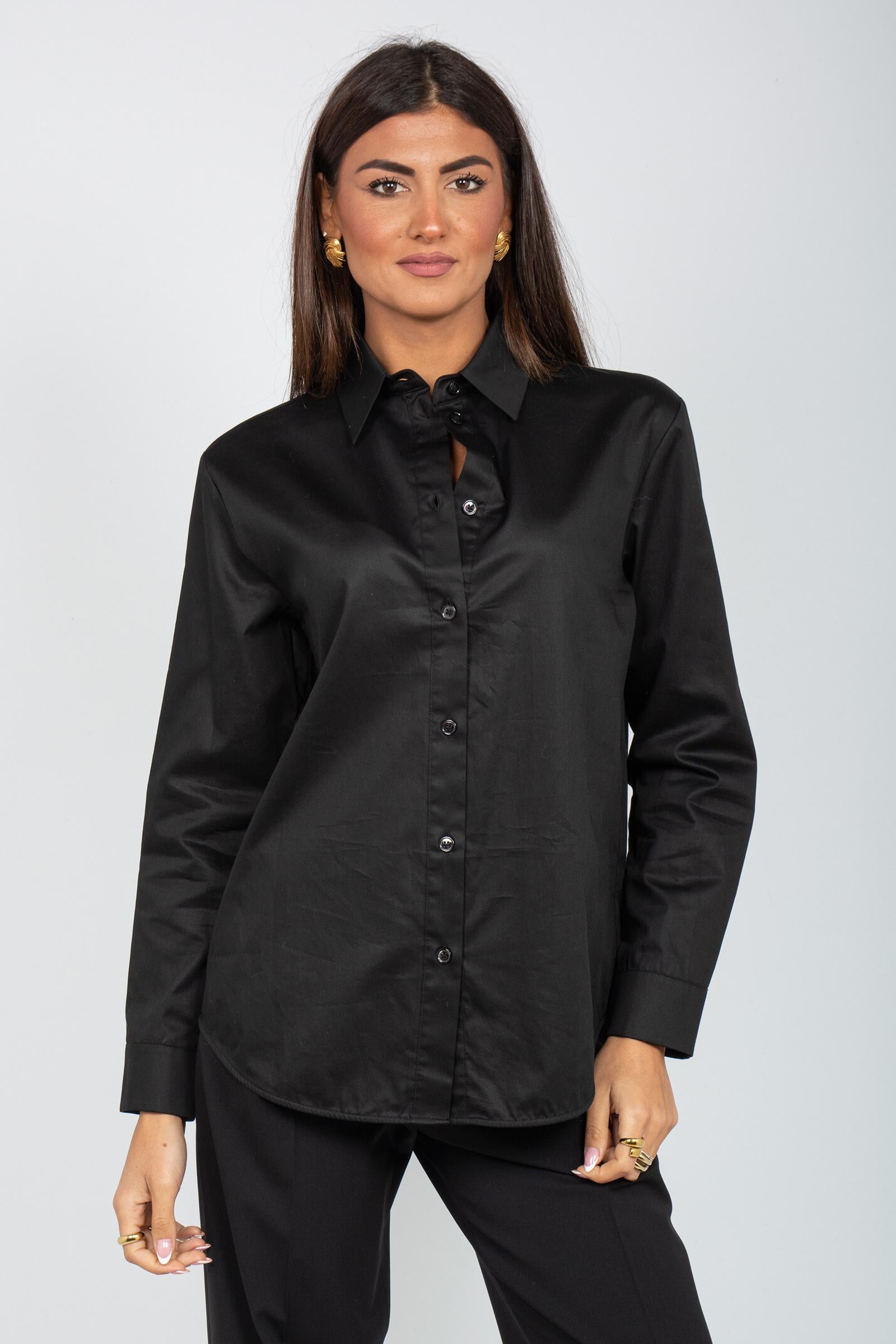 Camicia in popeline di cotone 'macina' 2526116028000 007 MM - MAX MARA 
